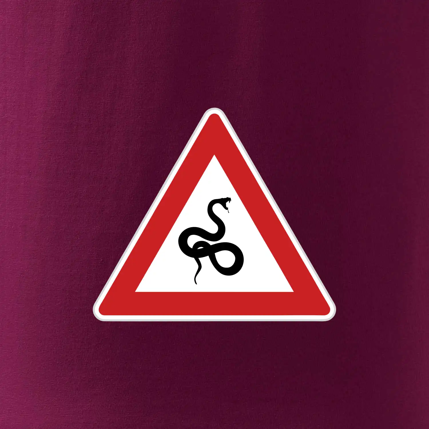 Dopravní značka - Pozor had