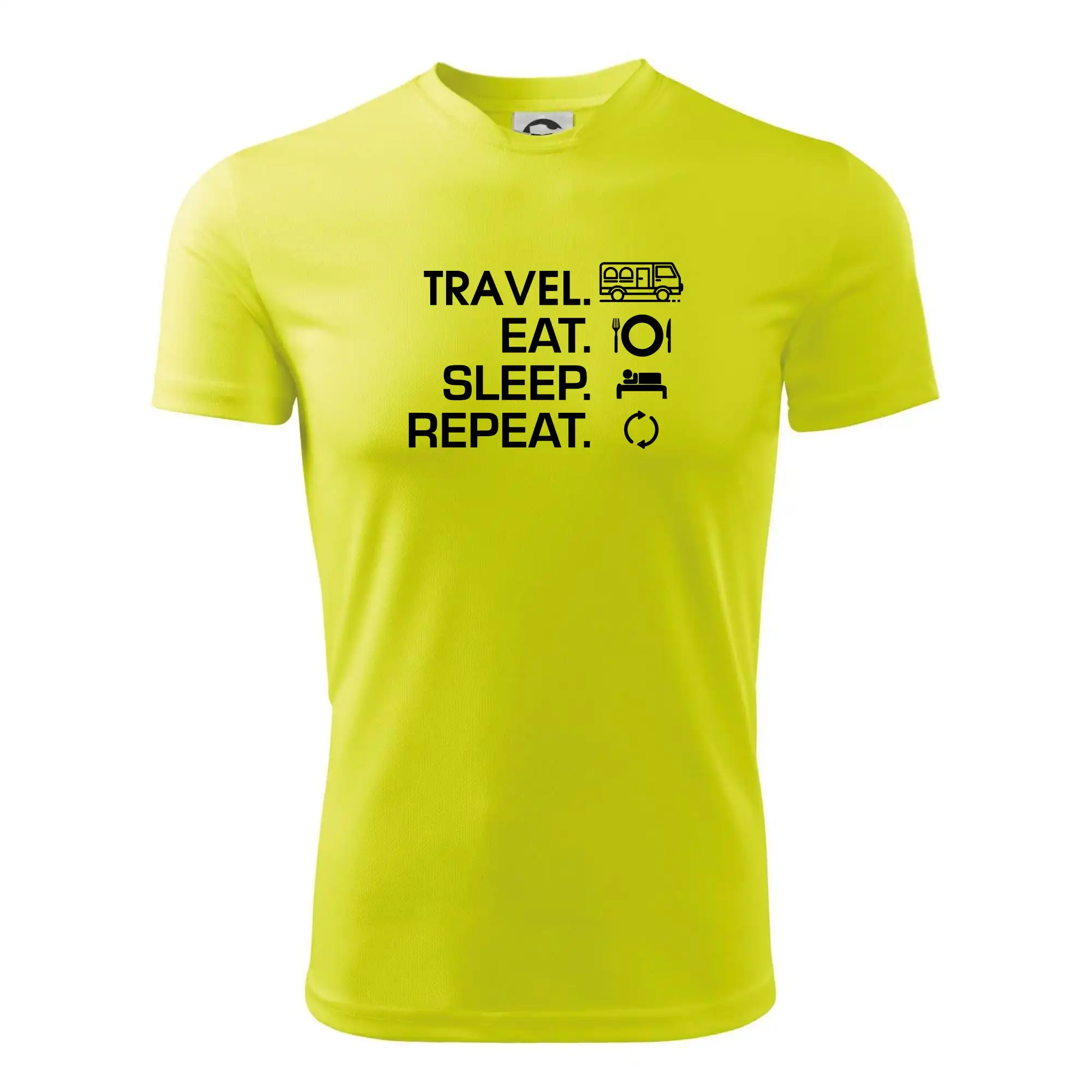 Eat sleep travel - Van