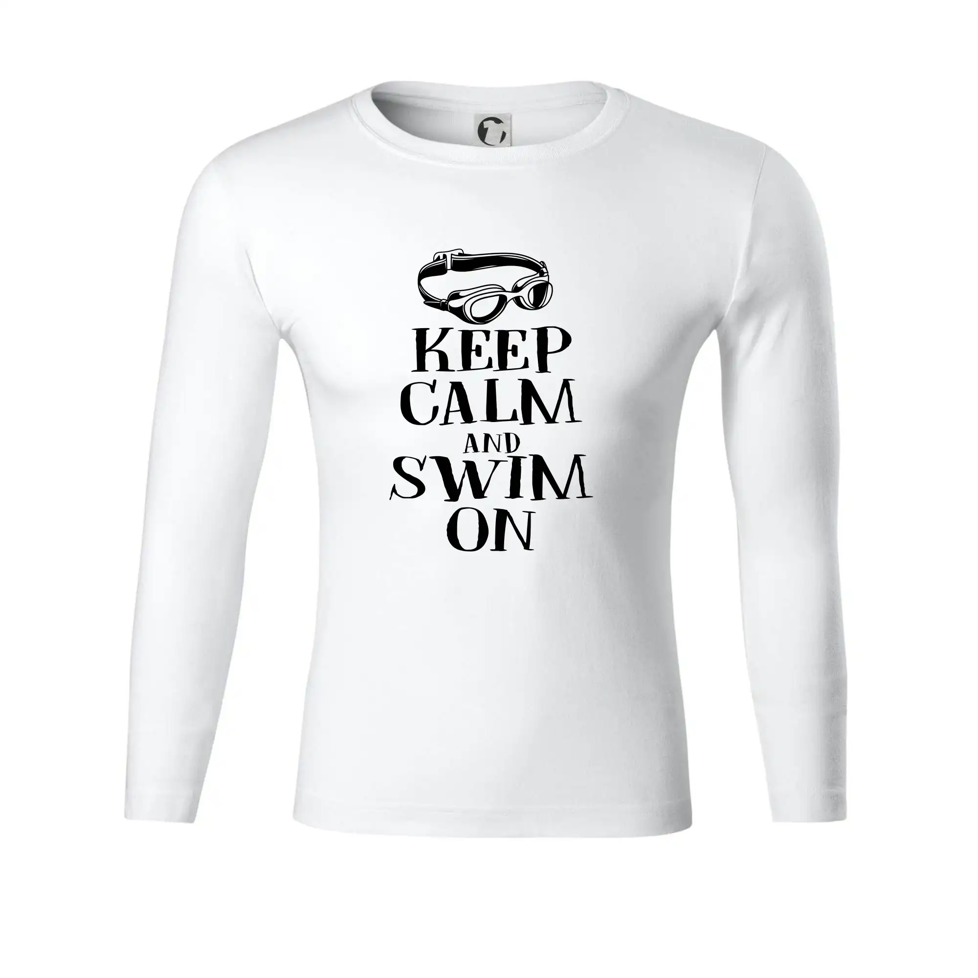 Keep calm and swim on