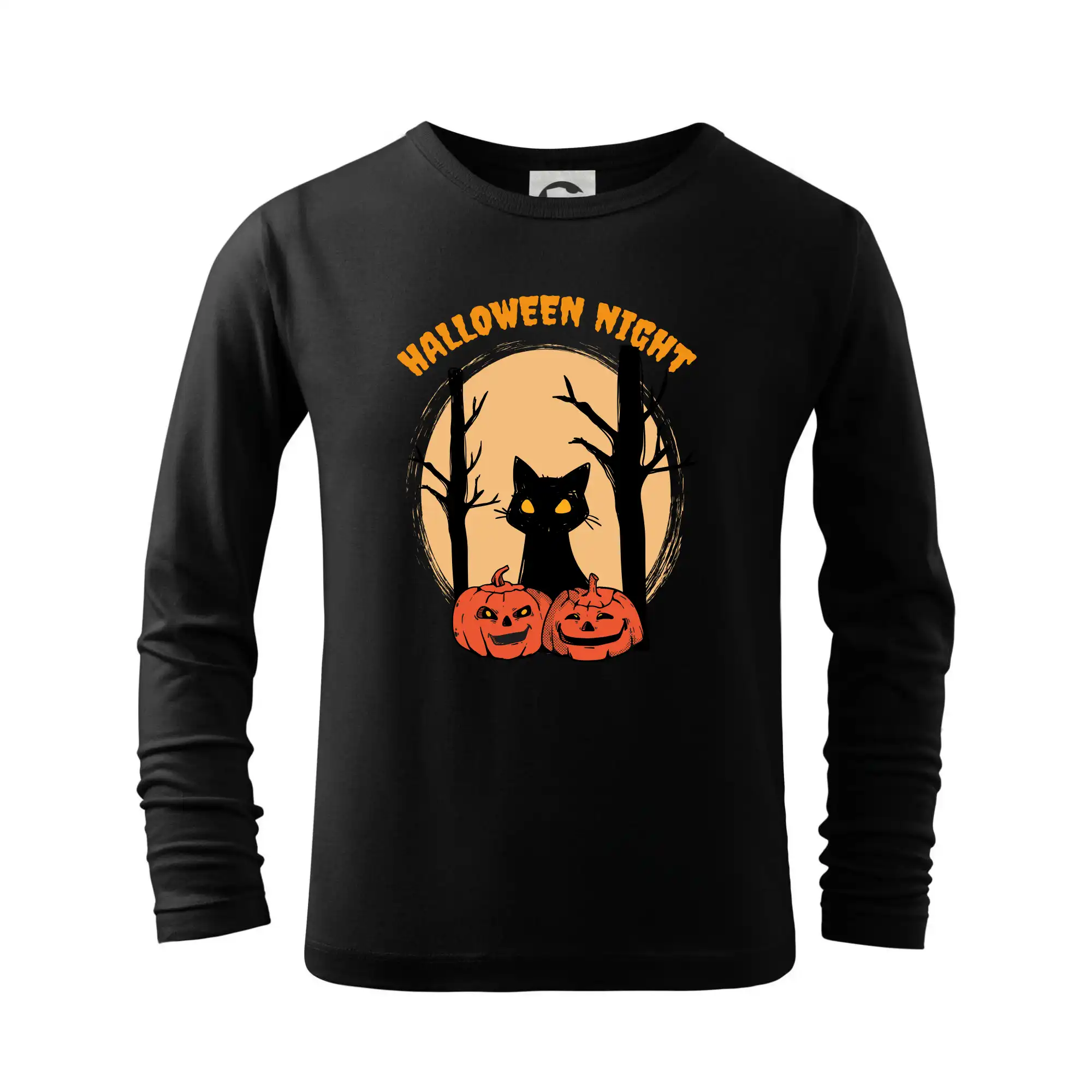 Grafické tričká - Halloween Night - Tričko detské Long Sleeve