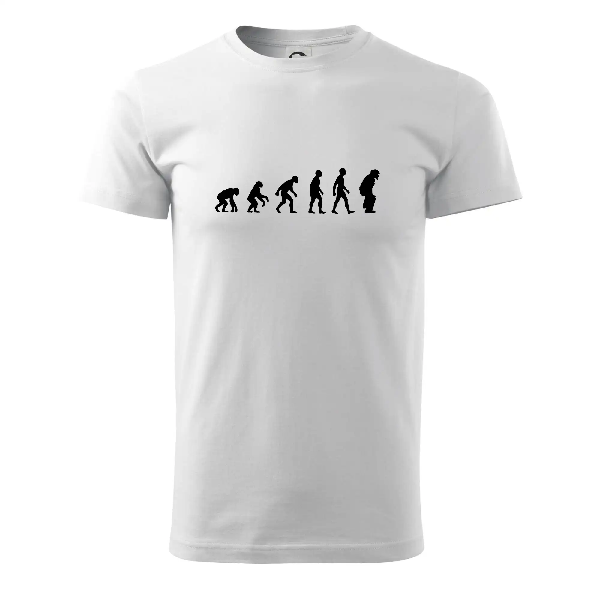Tričká baseball - Evolúcia baseball chytač - Pánske tričko nižšej gramáže