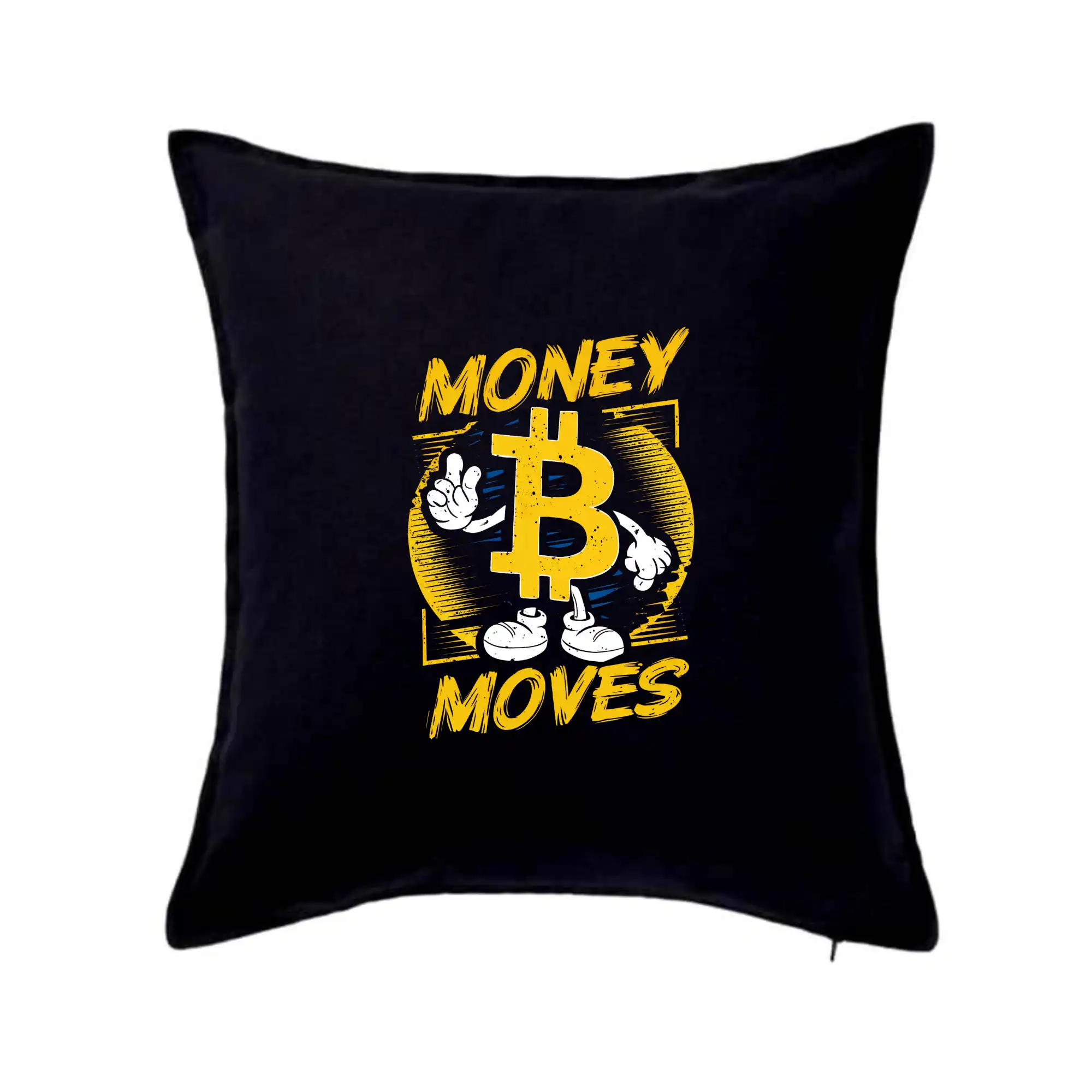 Money moves bitcoin mascot - Vankúš 50x50
