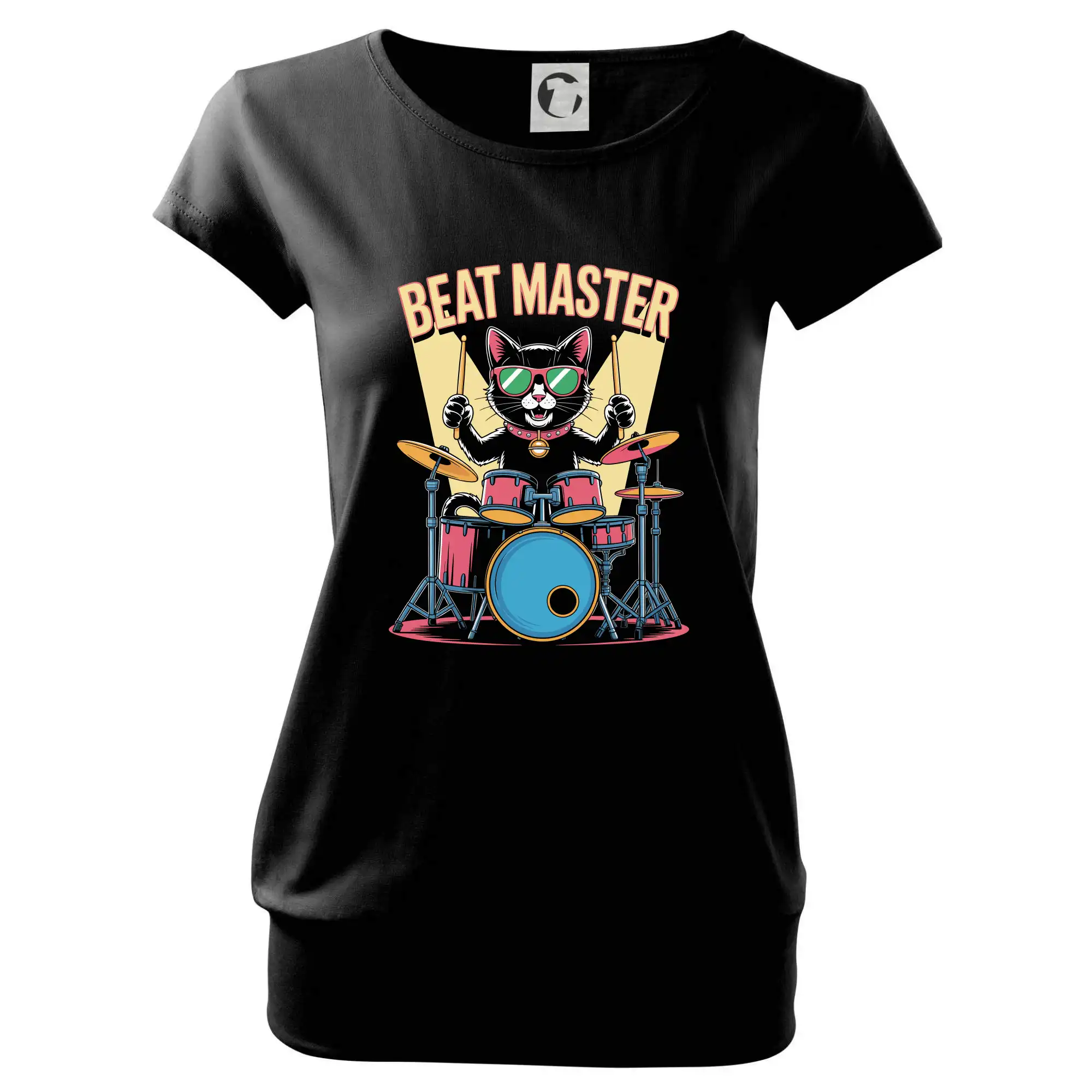 BEAT MASTER CAT - Voľné tričko city