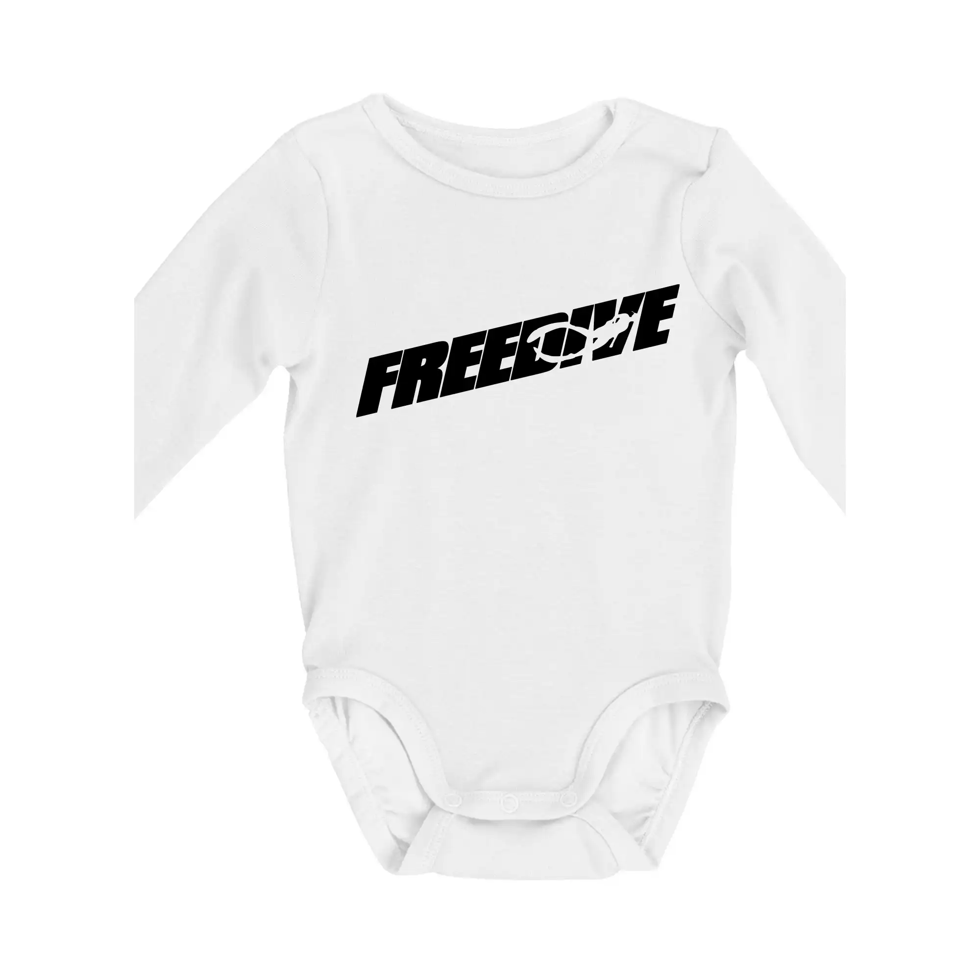 Freedive - nápis s potápěčem