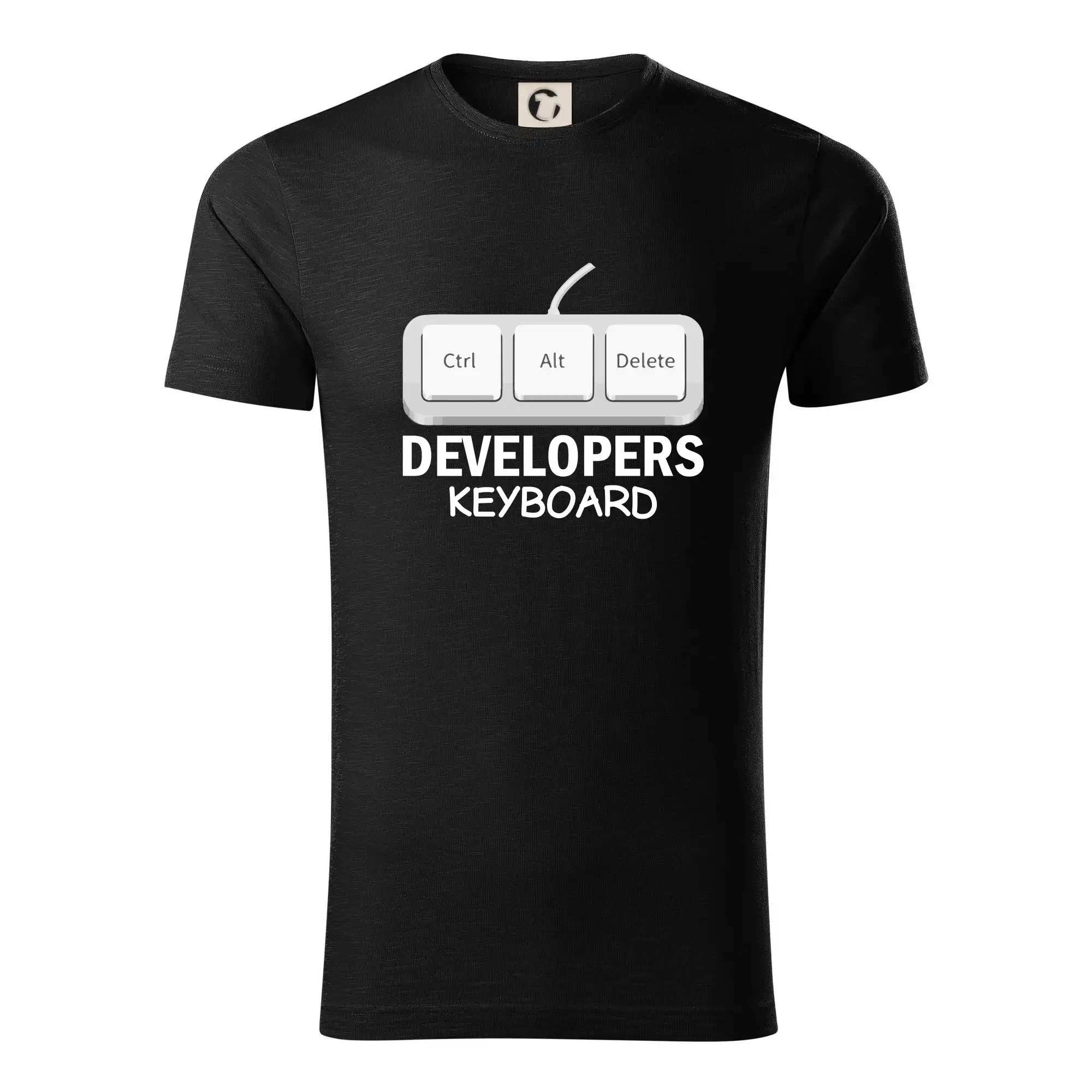Tričká pre ajťákov - Developers keyboard - Tričko z organickej bavlny