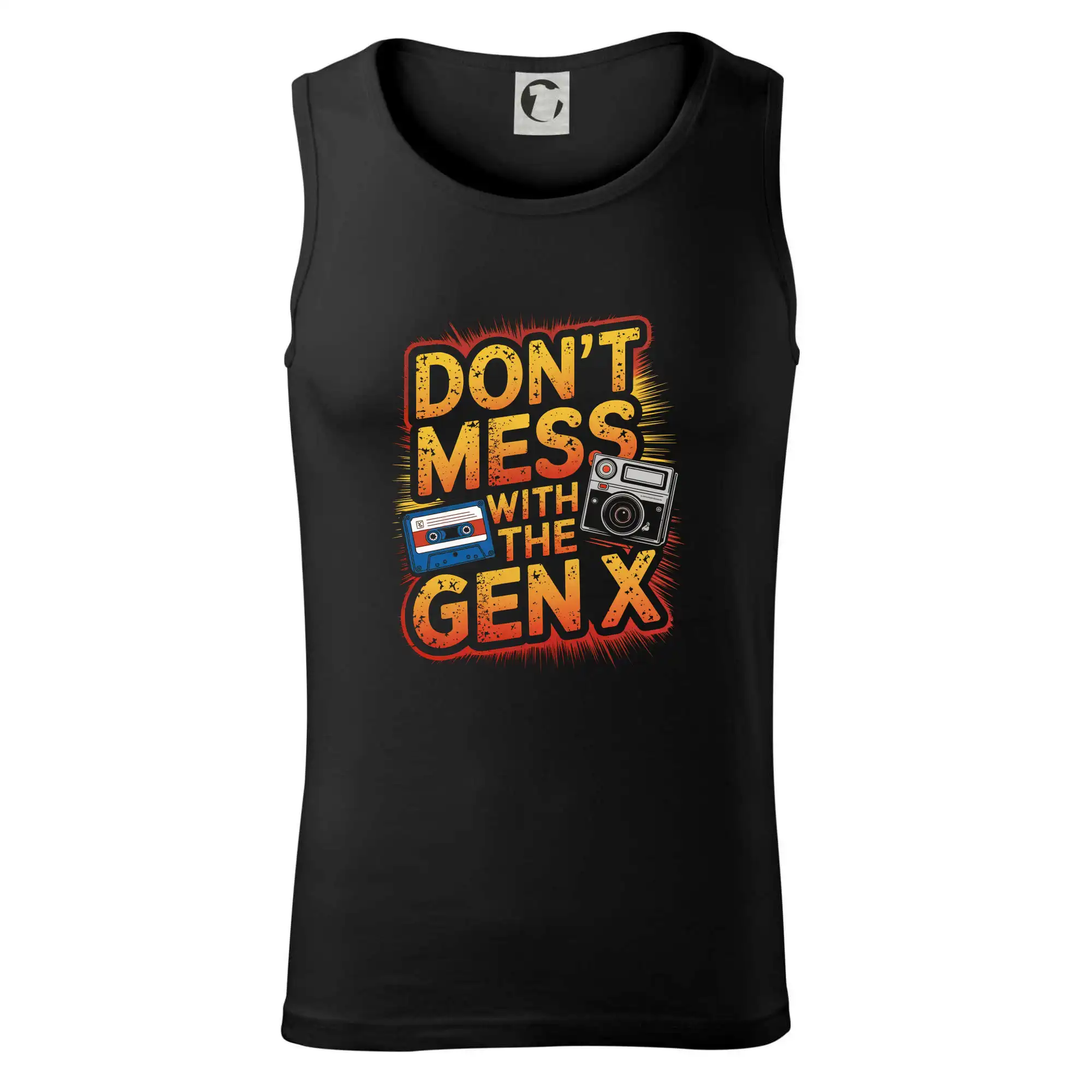 Tričká s motívmi ktoré frčia na internete - Generace X (Gen X) - Dont mess with the GEN X - Tielko pánske Core