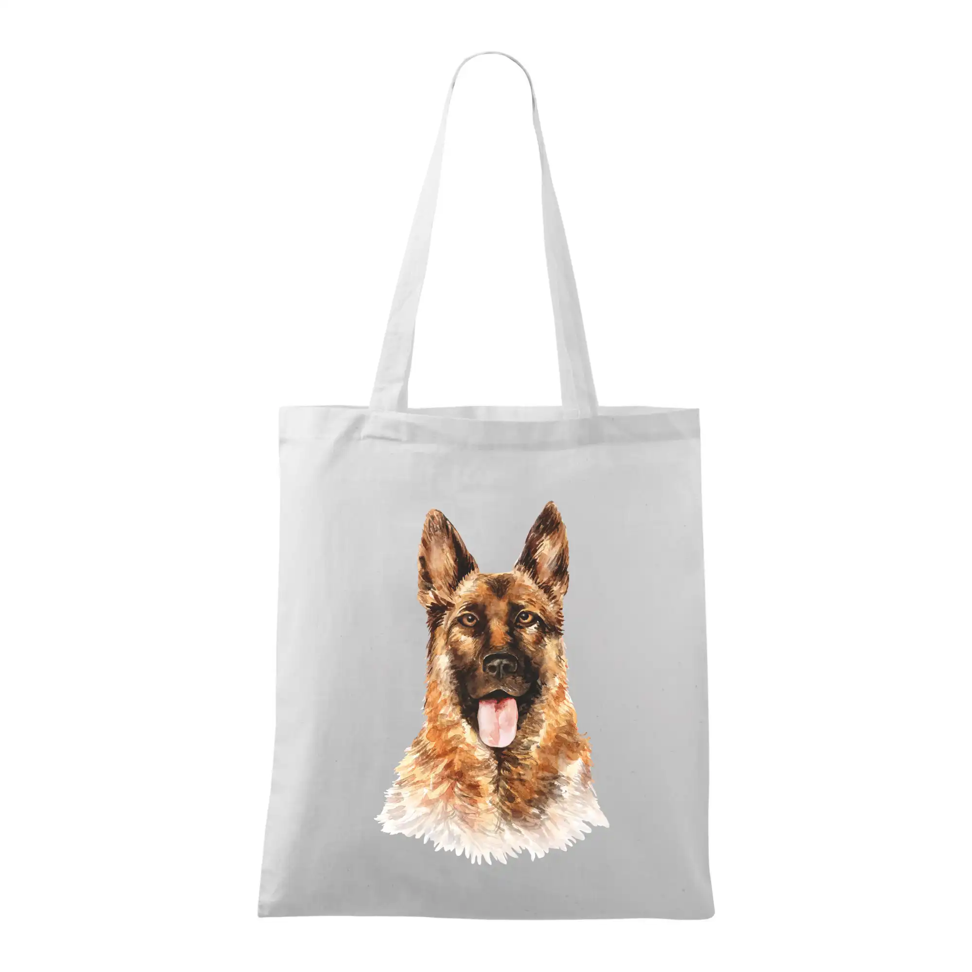 Nemecký ovčiak - German shepherd - vodová farba - Taška bavlnená