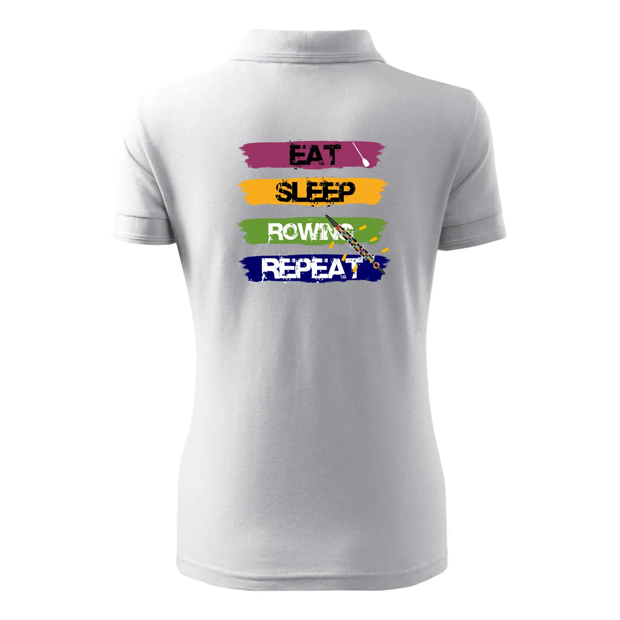 Eat sleep rowing repeat barevné