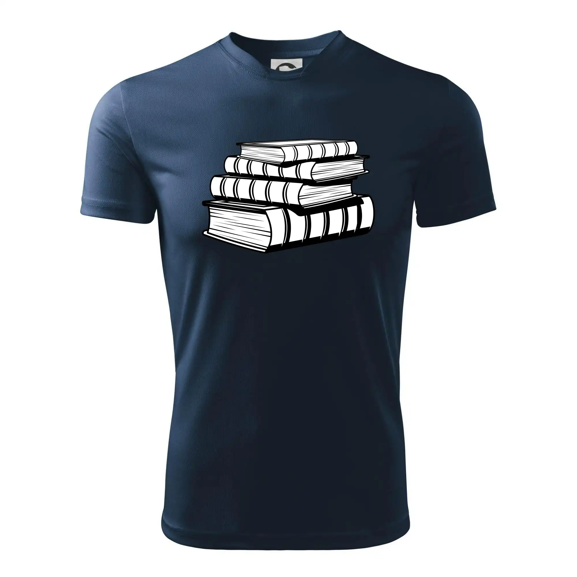 Knihy černobílé na sobě