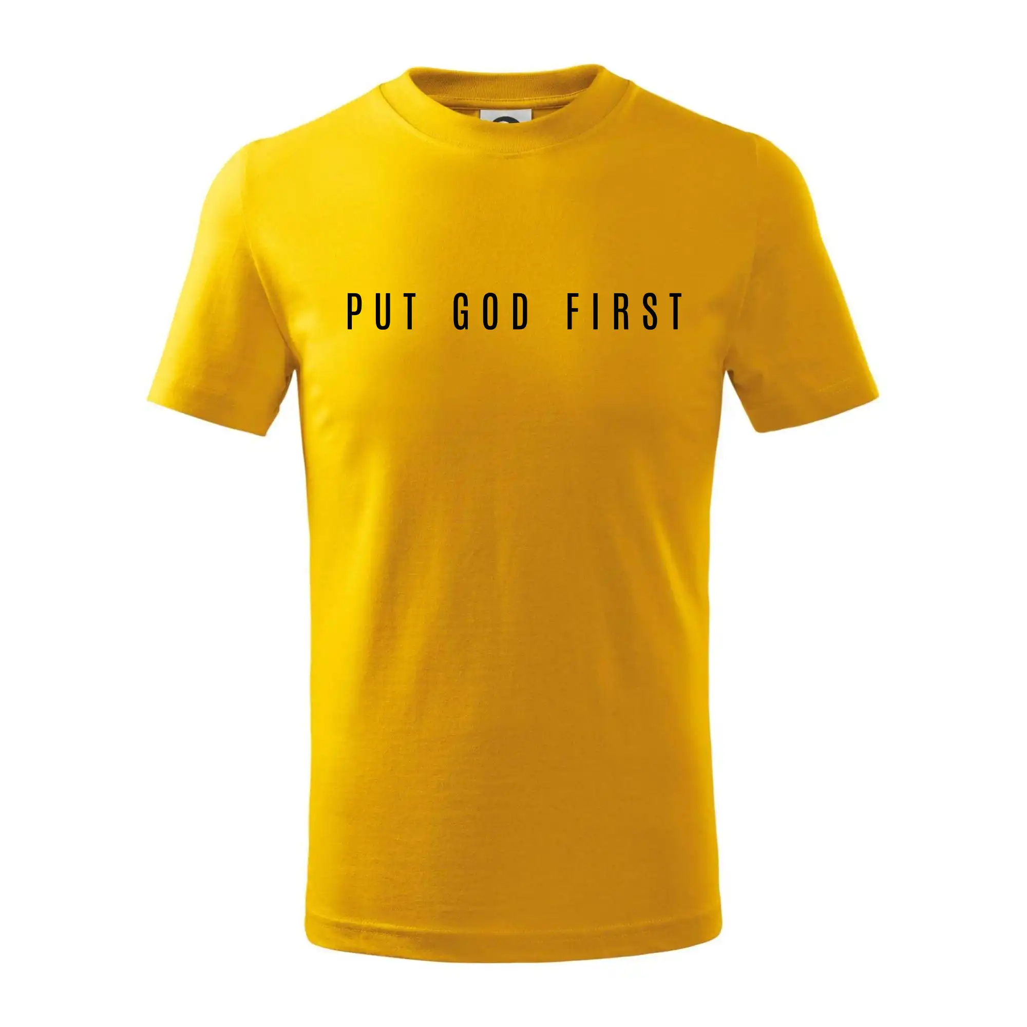 Put God first slabý nápis