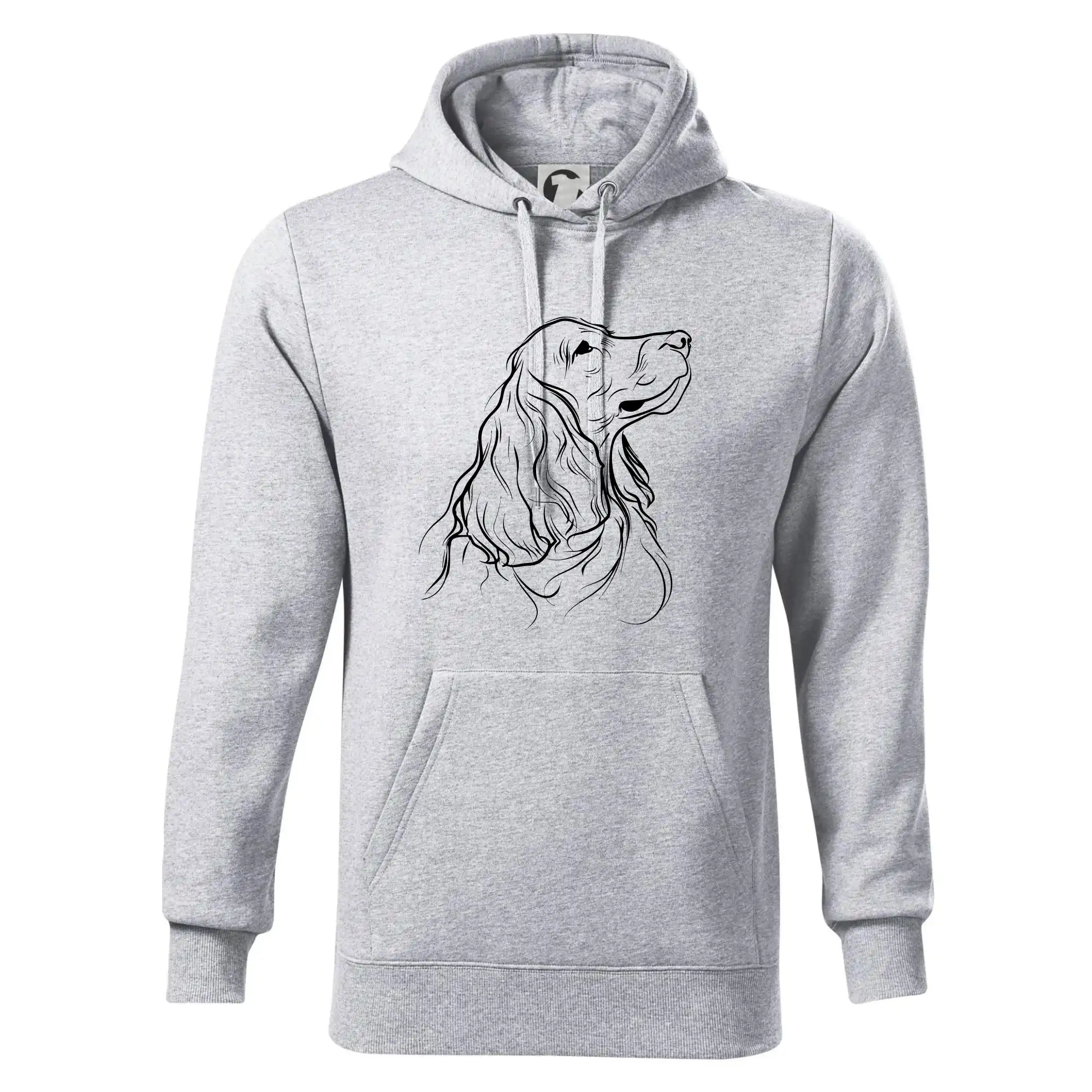 Anglický kokršpaněl černá kresba