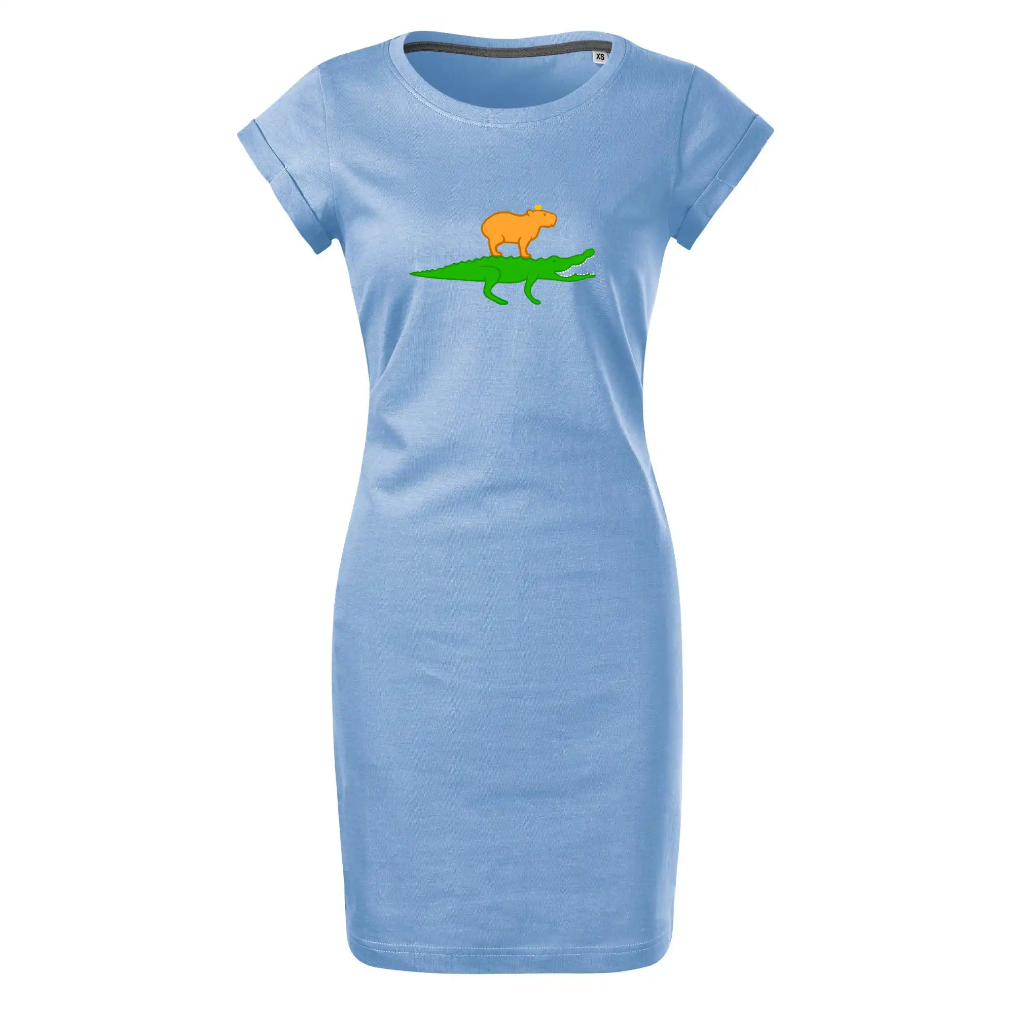 Kapybara na krokodýlovi (Moňas)