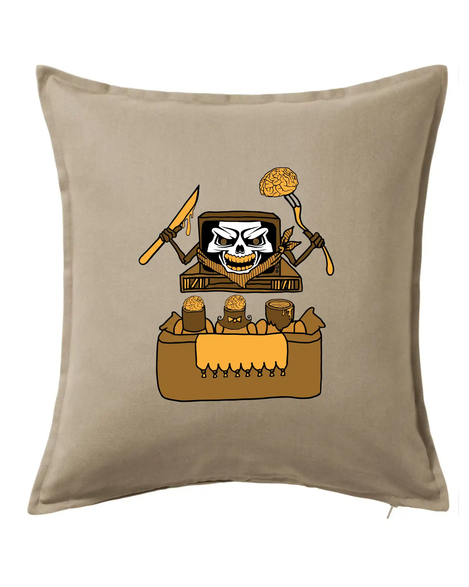Seriálové tričká - Mozkožrút - televízia (Pecka design) - Vankúš 50x50