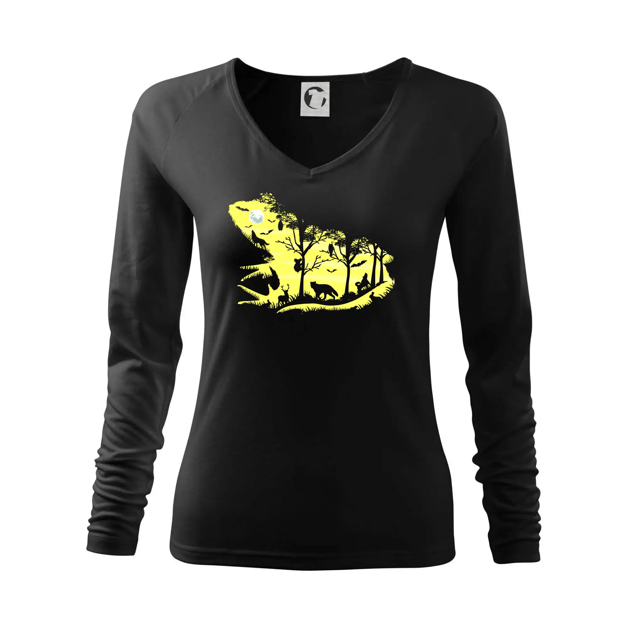 Trička pre cestovateľov - Froggy Night - Tričko dámske Elegance