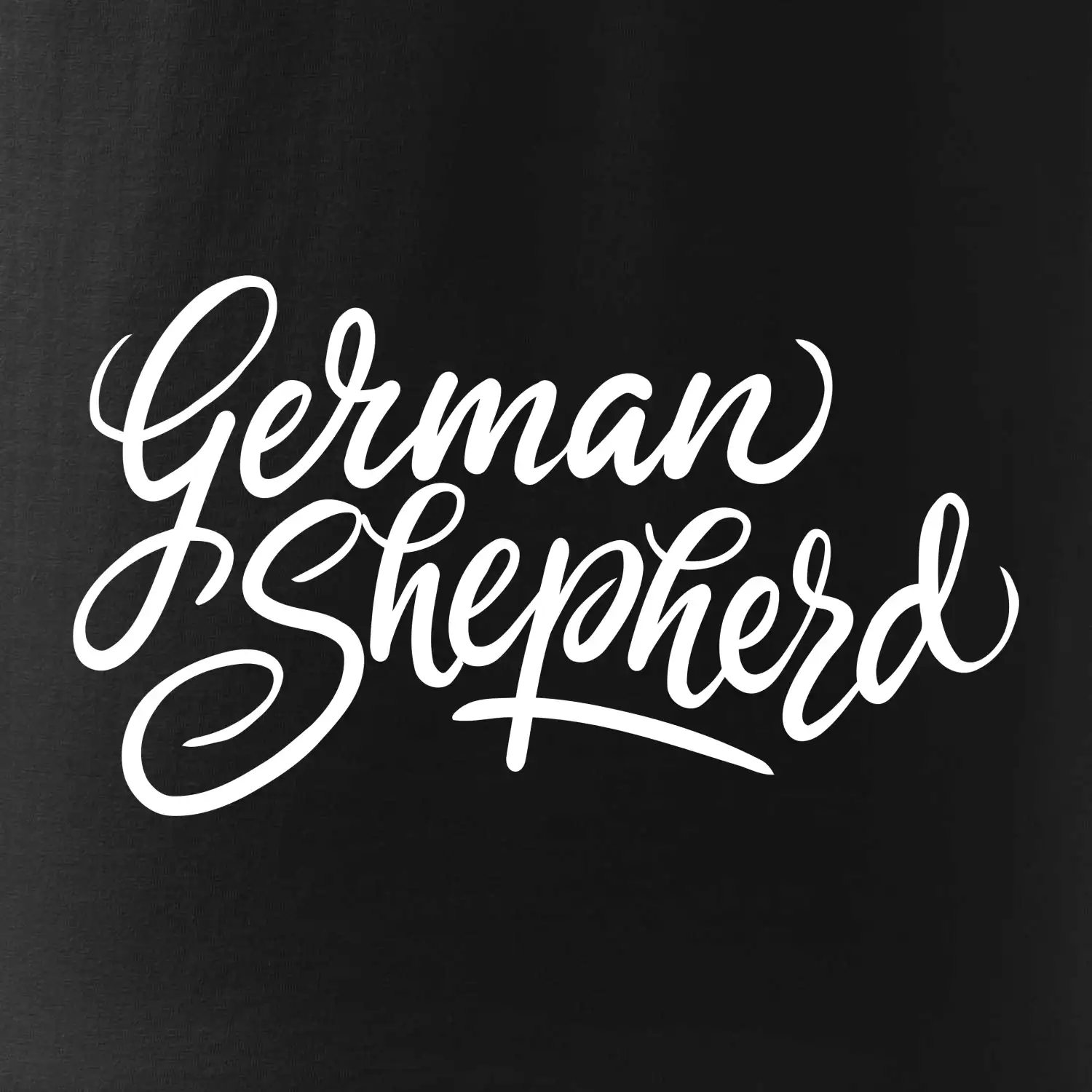 German shepherd - nápis okrasny - nápis okrasný