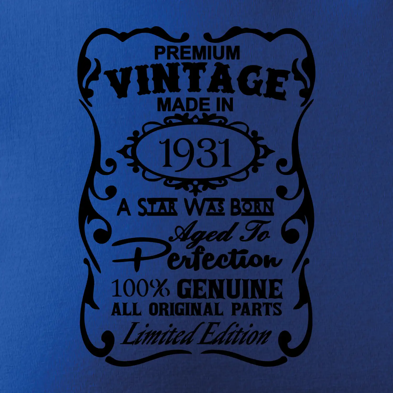 Vintage Etiketa - 1931