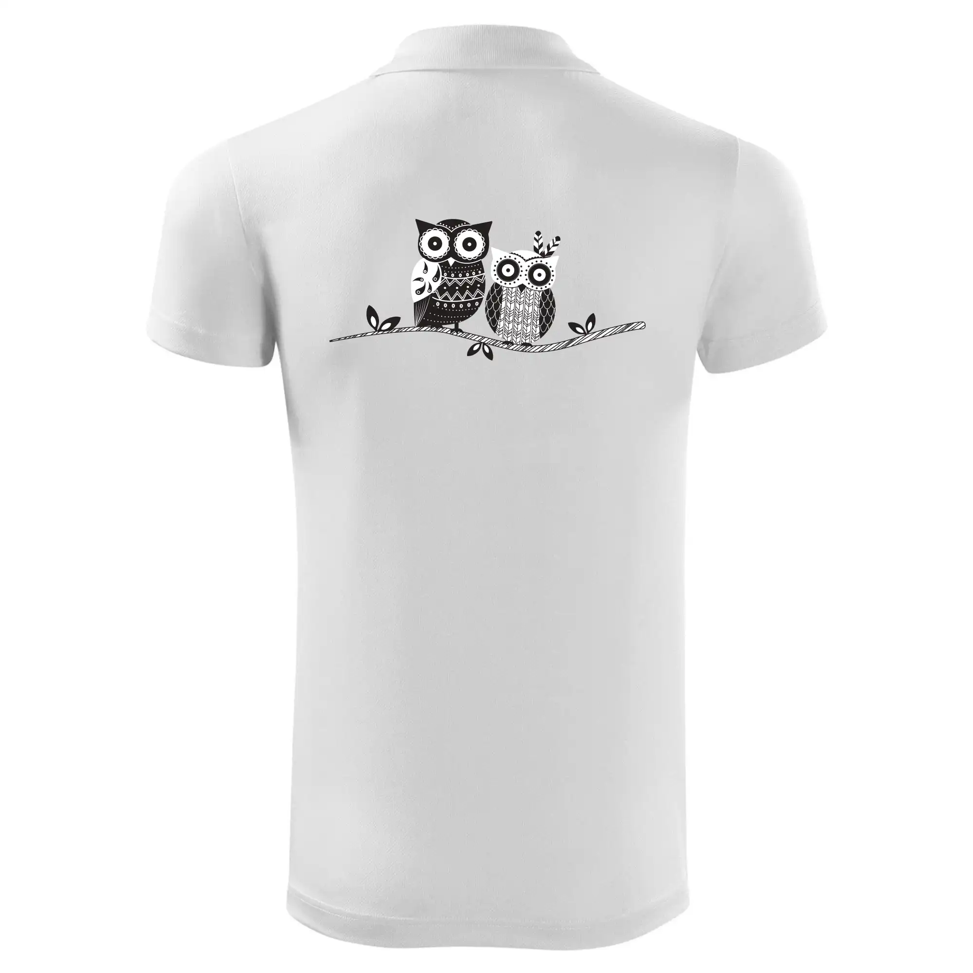 Dvě sovy abstraktní