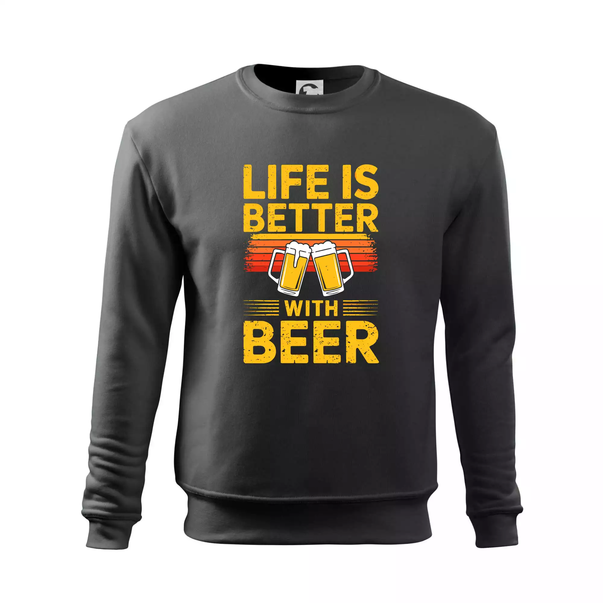 Life is better with beer - oranžové