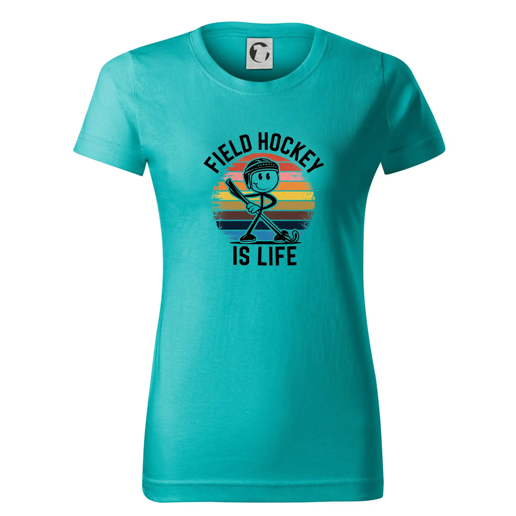 Ostatné športy - Field hockey is life - Dámske tričko basic - ľahko voľnejšie a dlhšie