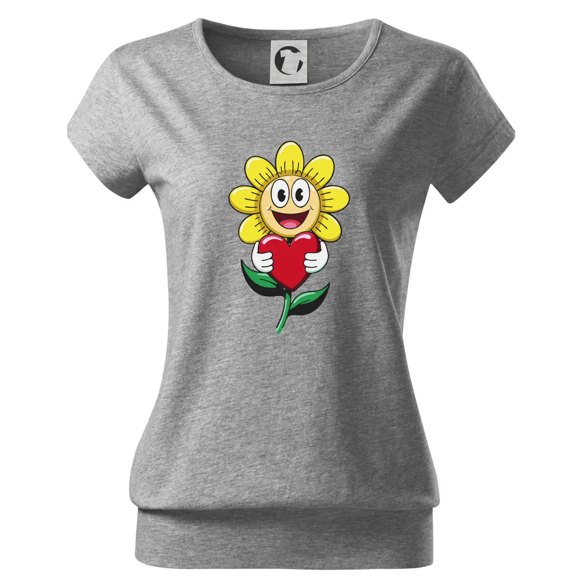 Tričká pre zamilovaných - Parové tričko - Včela a kvetina - Voľné tričko city