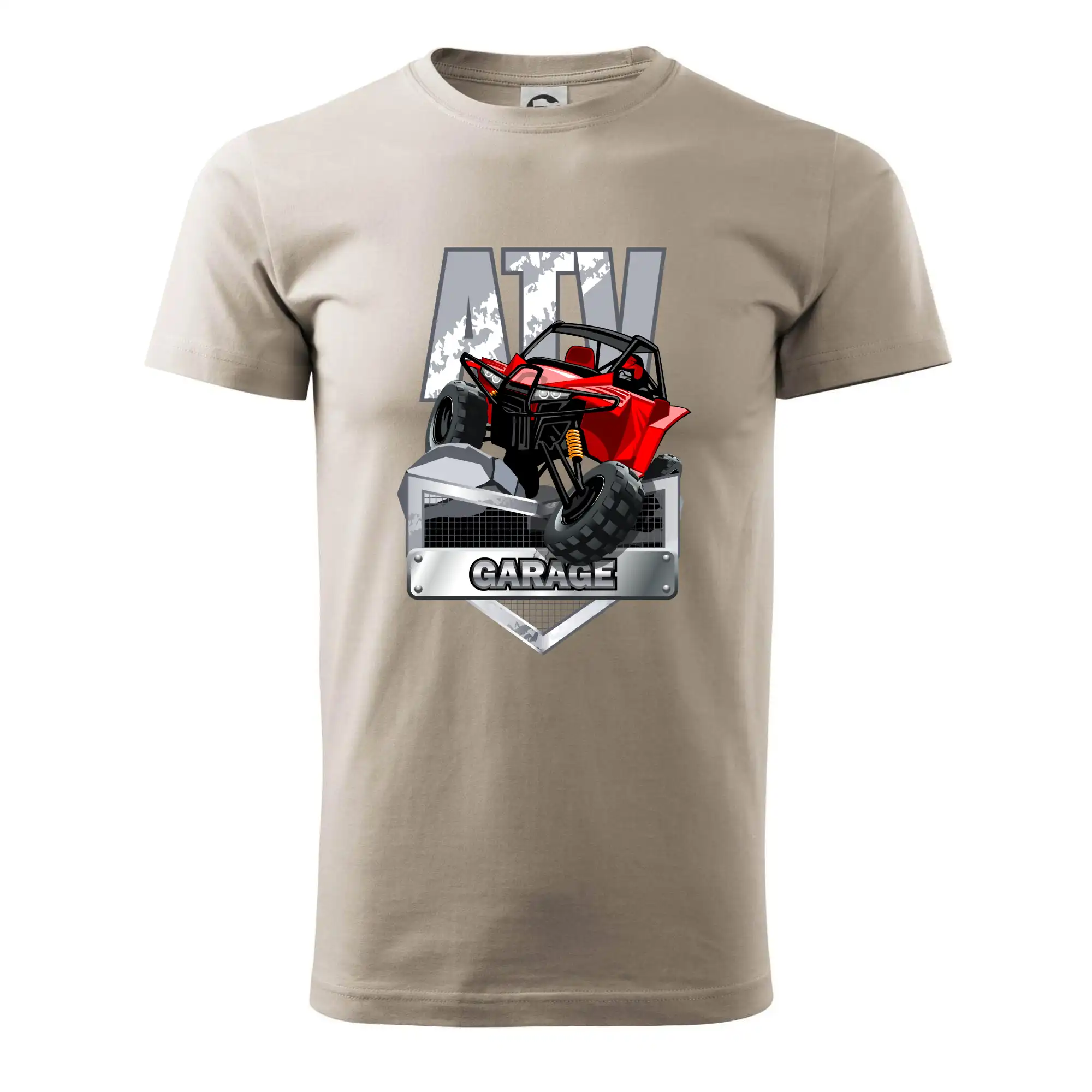 Tričko bugina - ATV garage - Pánske tričko nižšej gramáže
