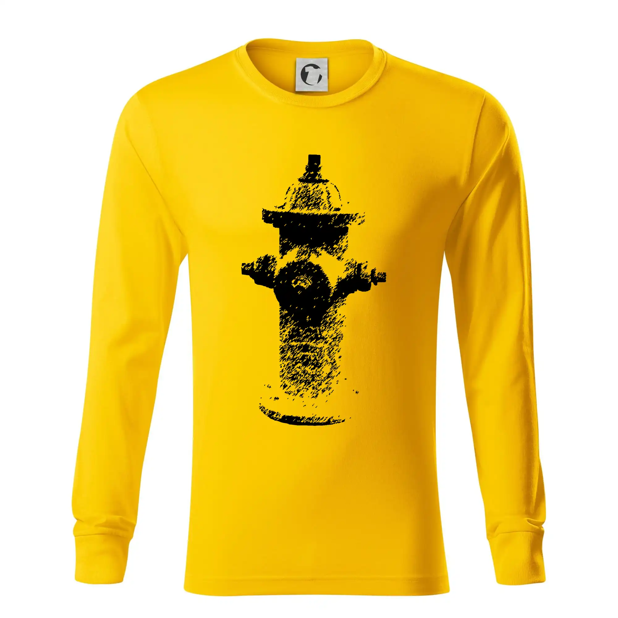 Originálne tričká pre hasičov - Hasičský hydrant americký - Tričko s dlhým rukávom LS R05
