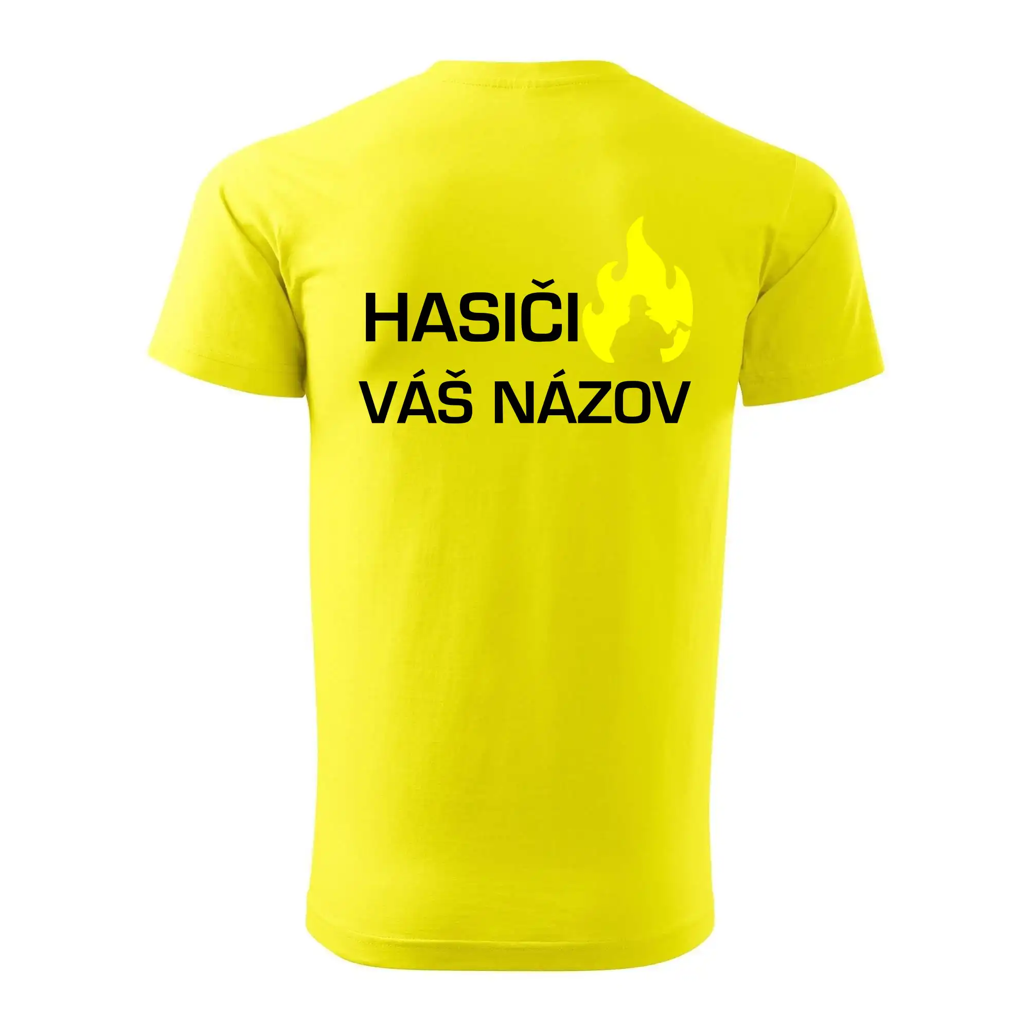 Hasiči - Váš názov - FLUO + Reflexná potlač