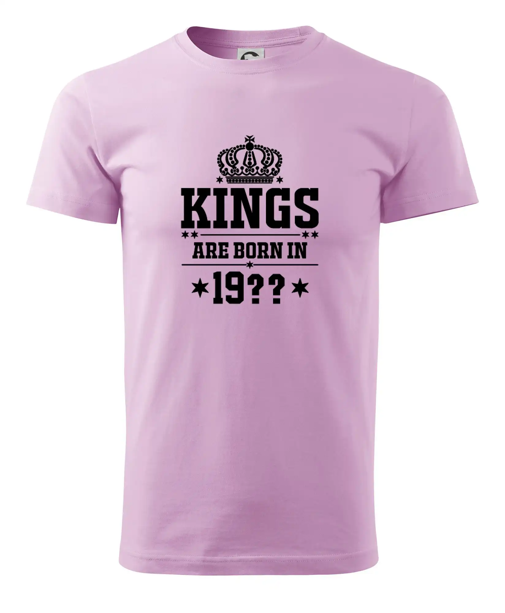 Tričká k narodeninám - Kings are born in vlastný ročník - Pánske tričko nižšej gramáže