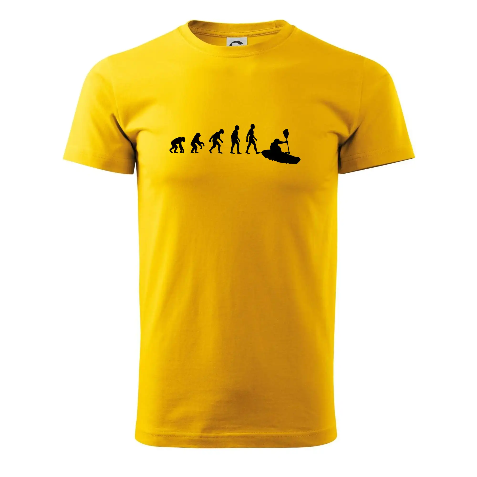 Vodácke tričká - Evolúcia kajak - Tričko extra veľké  (5-8XL)