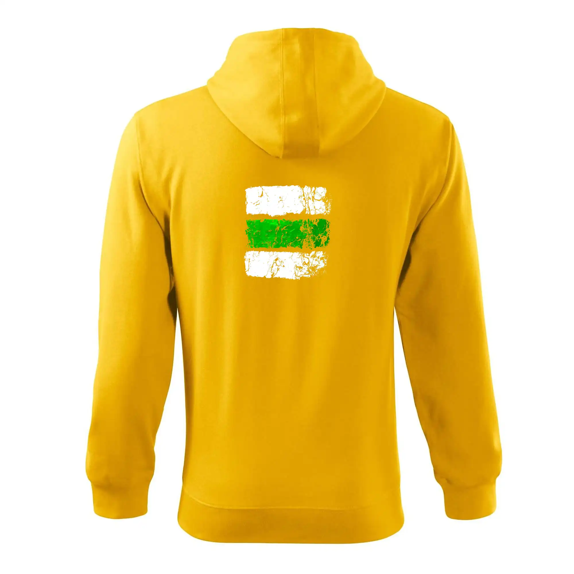 Trička pre cestovateľov - Turistická značka - zelená - Mikina s kapucňou na zips trendy zipper