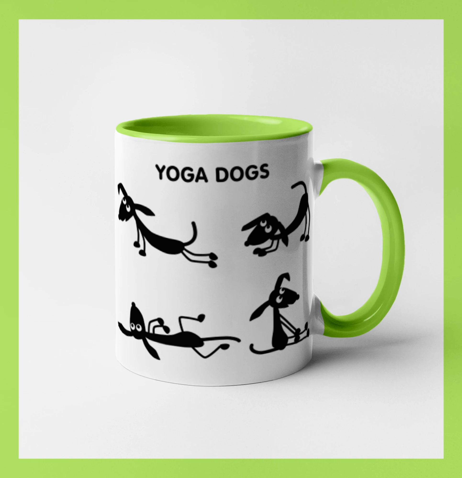 Ostatné psie plemená - Psie yoga (Hana-creative) - Hrnček 