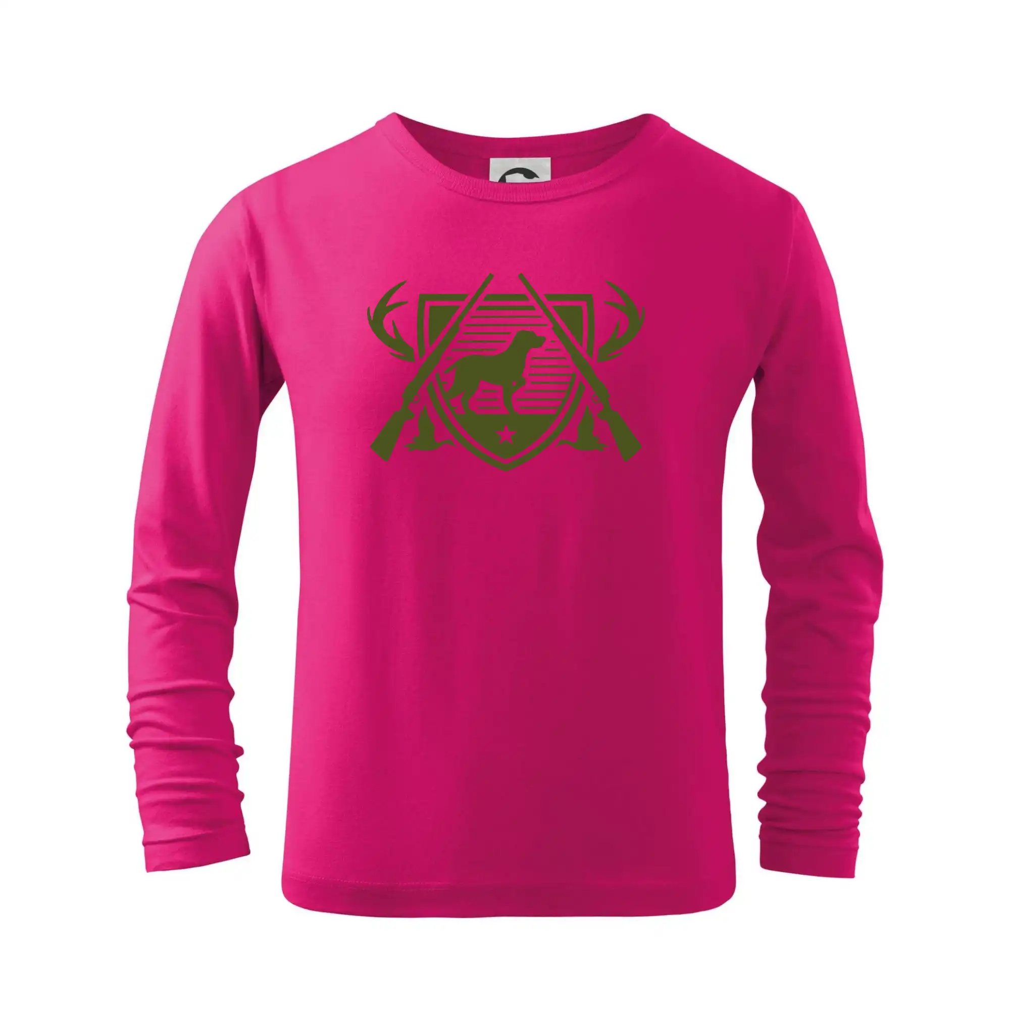Ostatné psie plemená - Erb - stavač - Tričko detské Long Sleeve