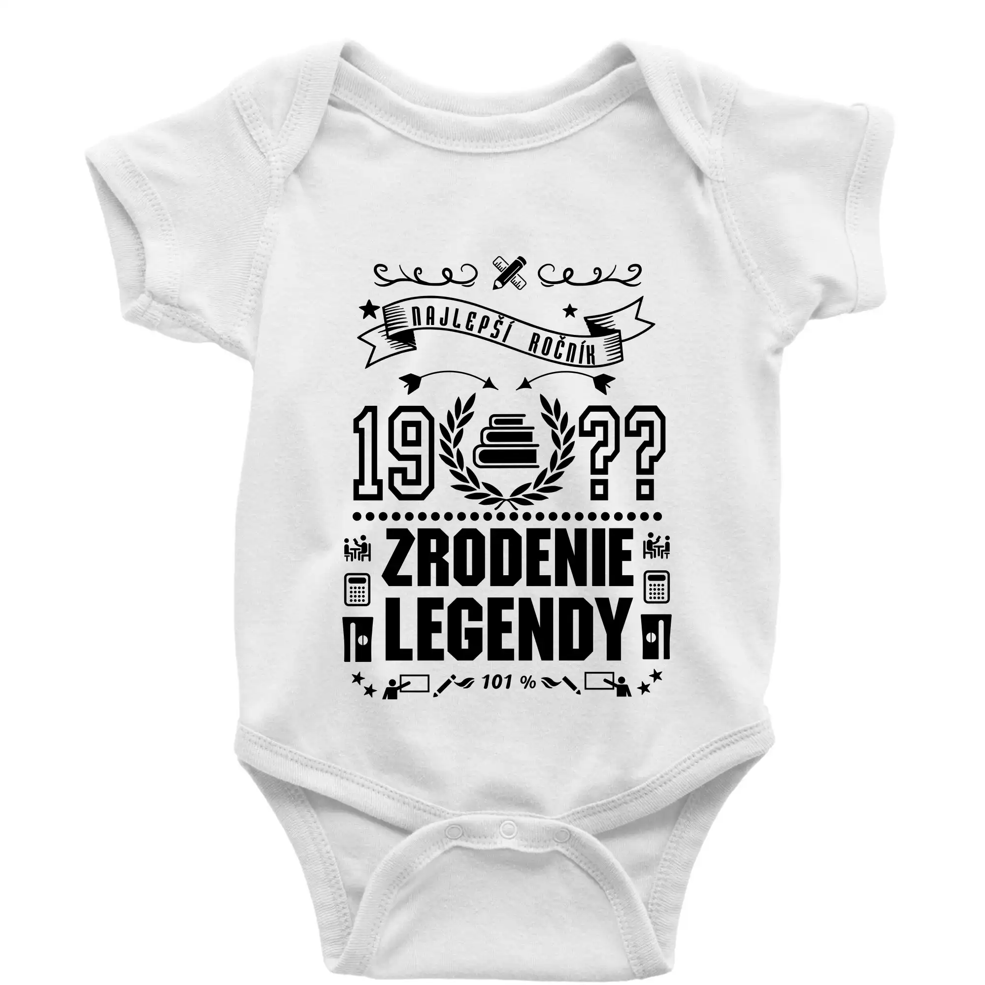 Trička Zrodenie legendy - Zrodenie legendy - pre učiteľov - Body dojčenské s krátkym rukávom