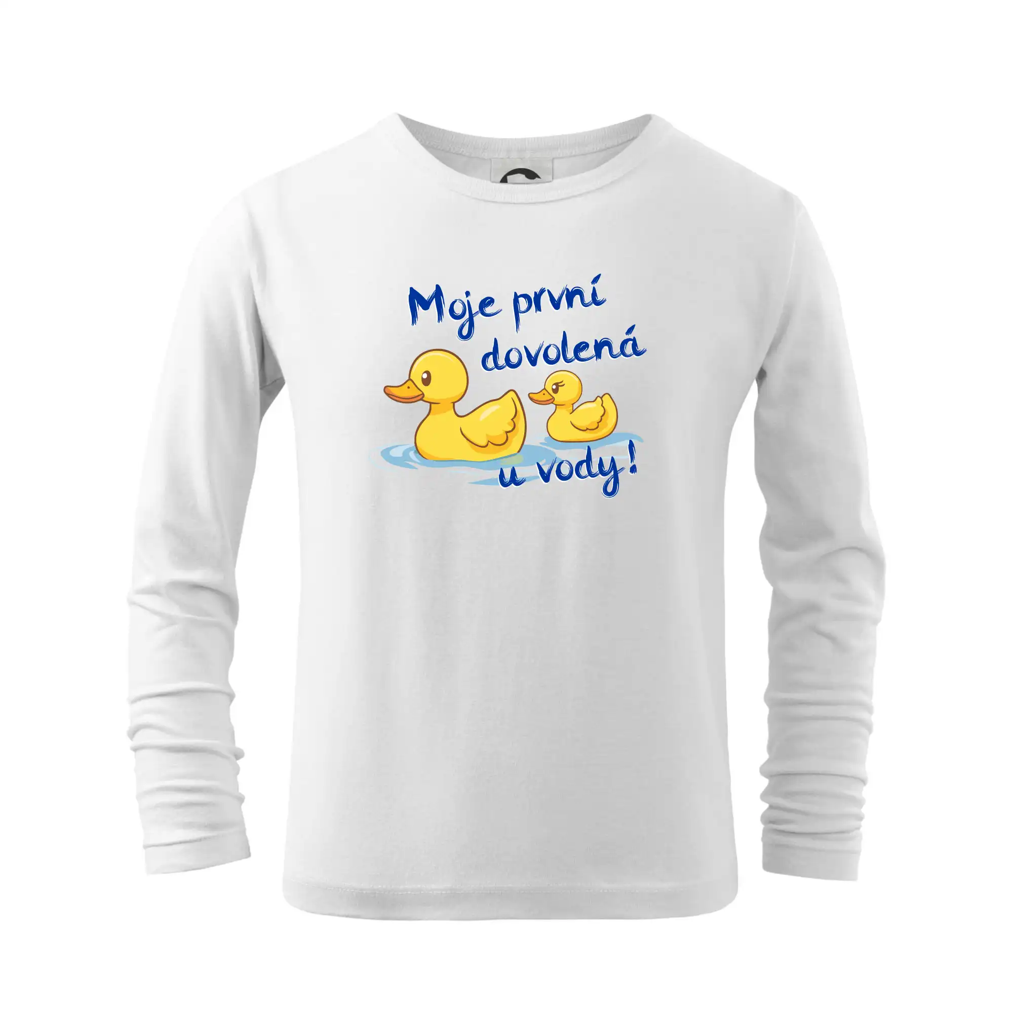 Moje první dovolená u vody - holčička - Tričko detské Long Sleeve