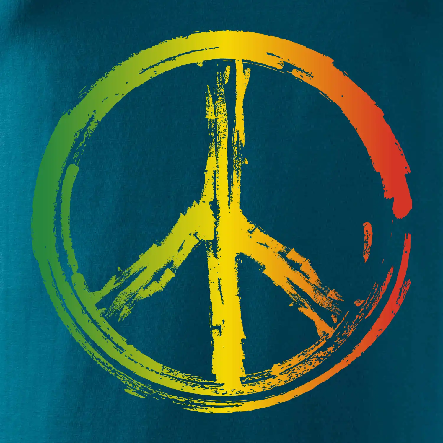 Peace symbol paint