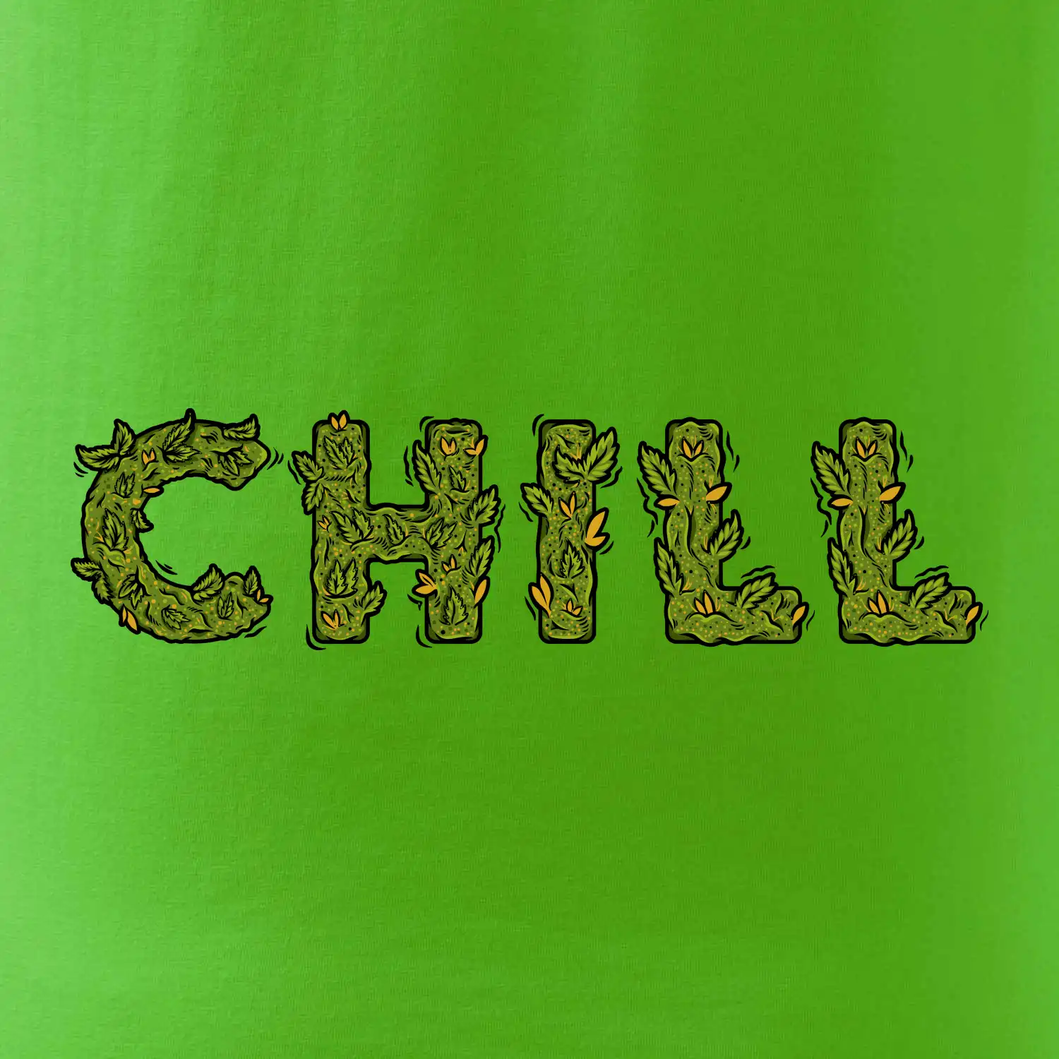 Konopí nápis chill