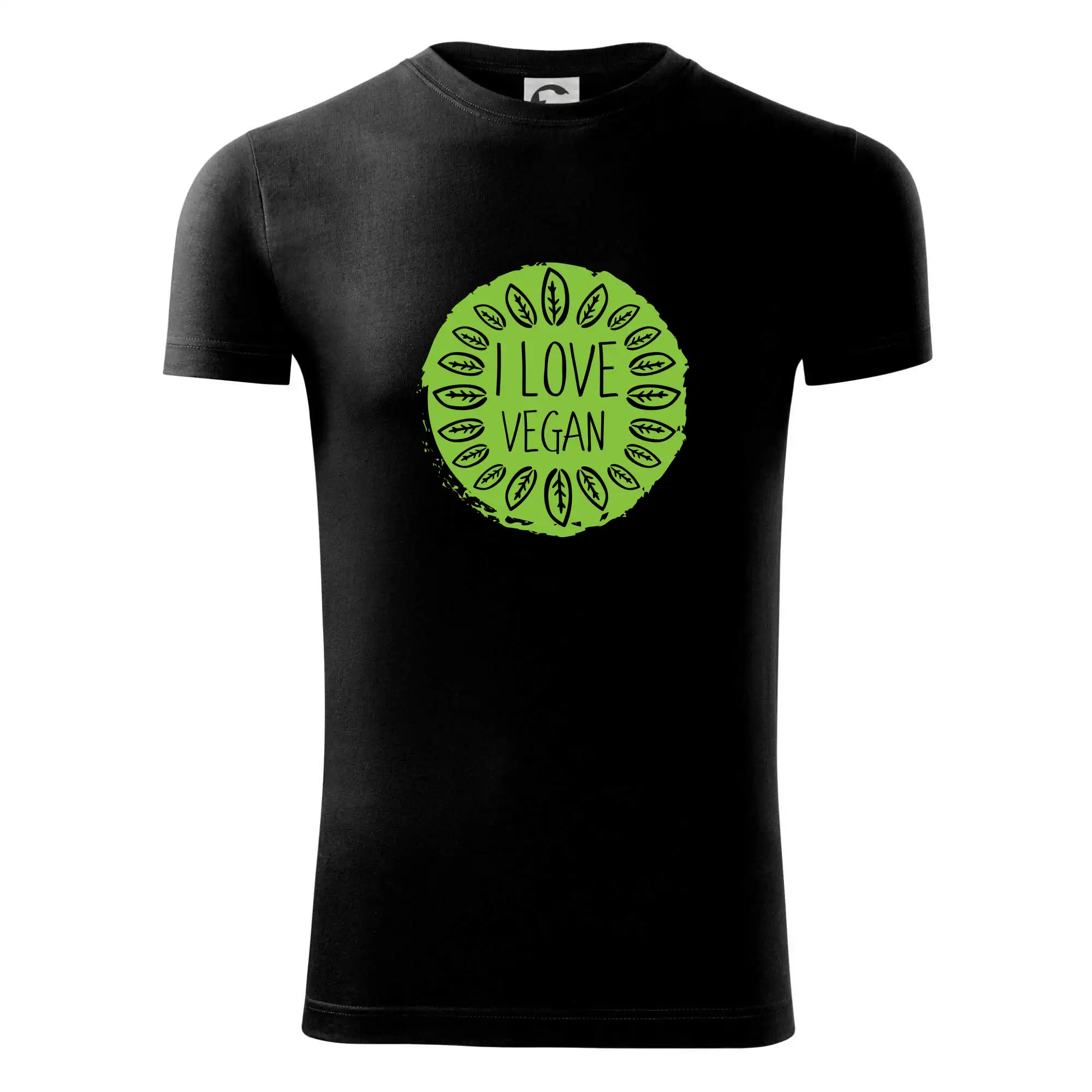 I love vegan v kruhu