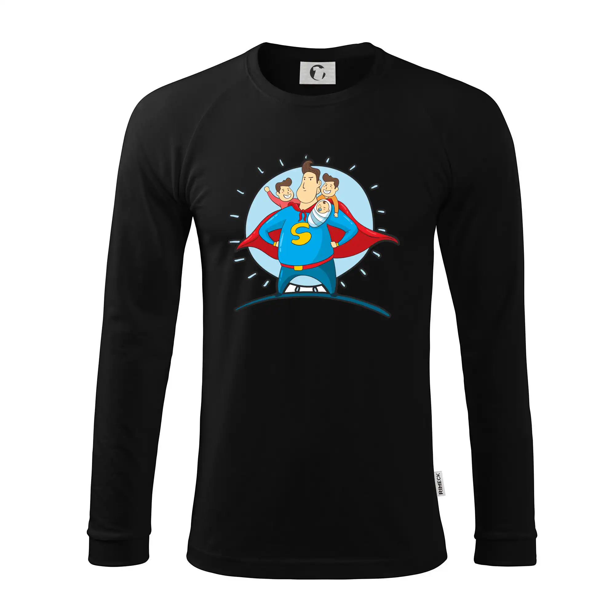 Táta superman - kluk, kluk a dítě