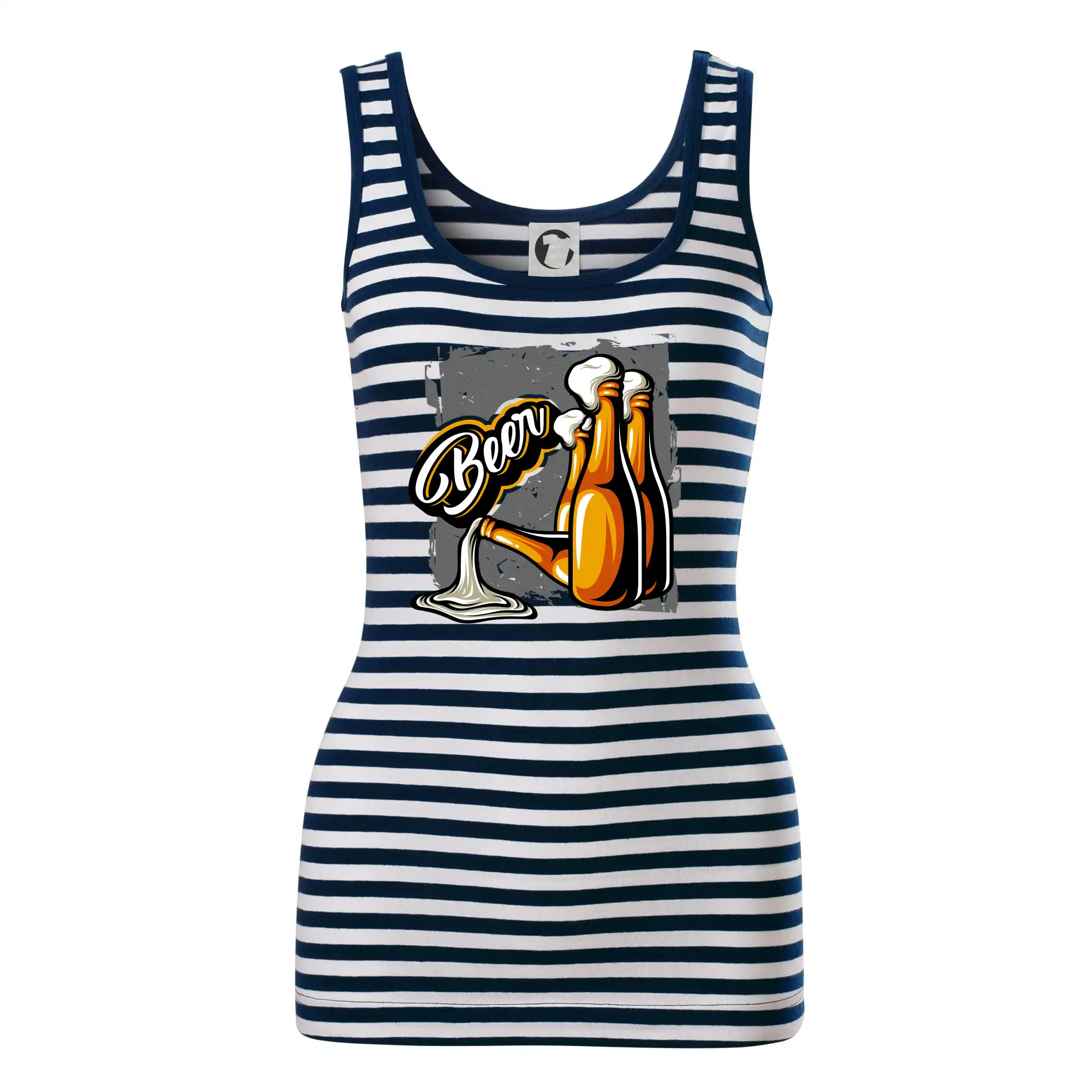Vtipná tričká pre pivárov - Beer fľaše - Sailor tielko na vodu