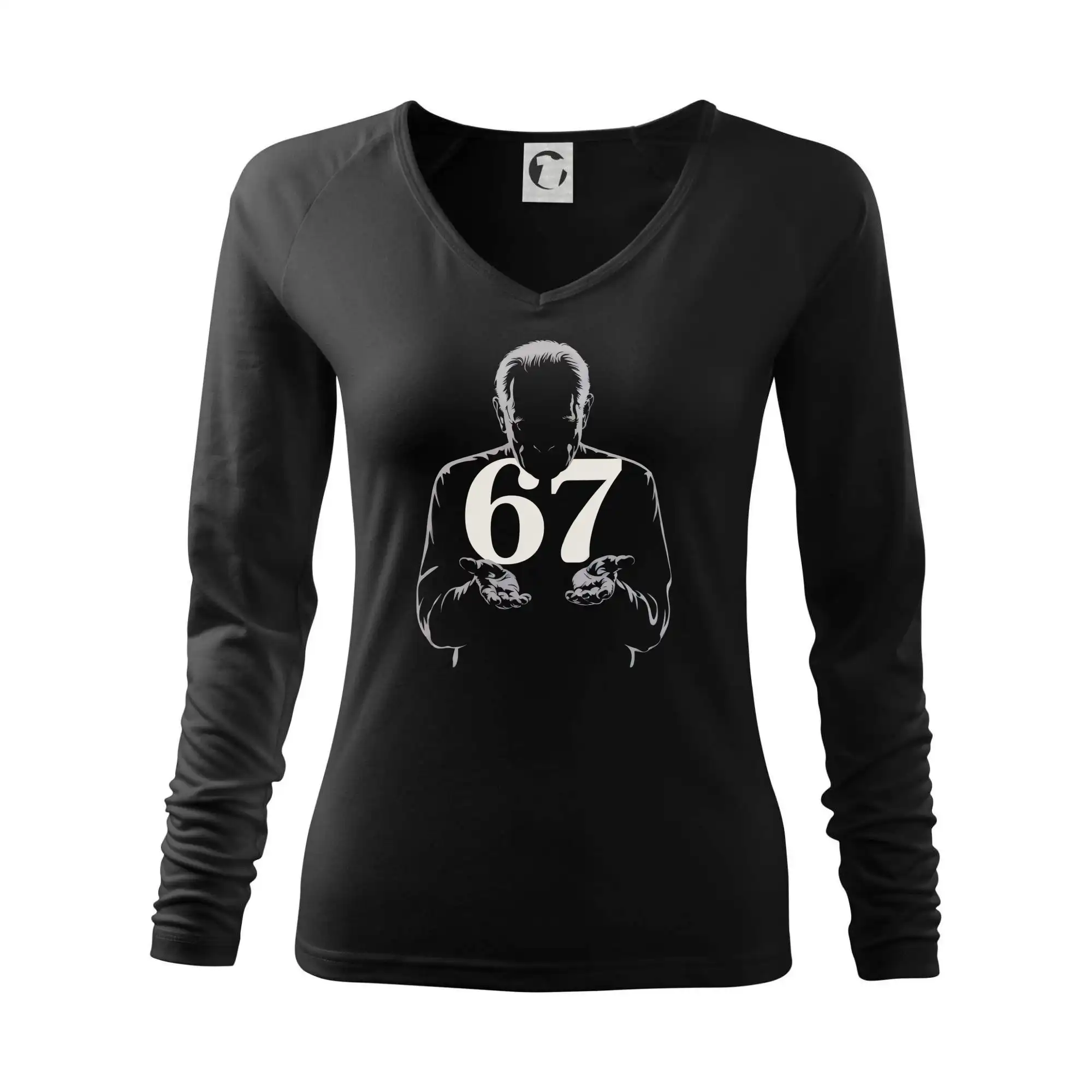 Ostatné nápisy - Elderly man 67 - Tričko dámske Elegance