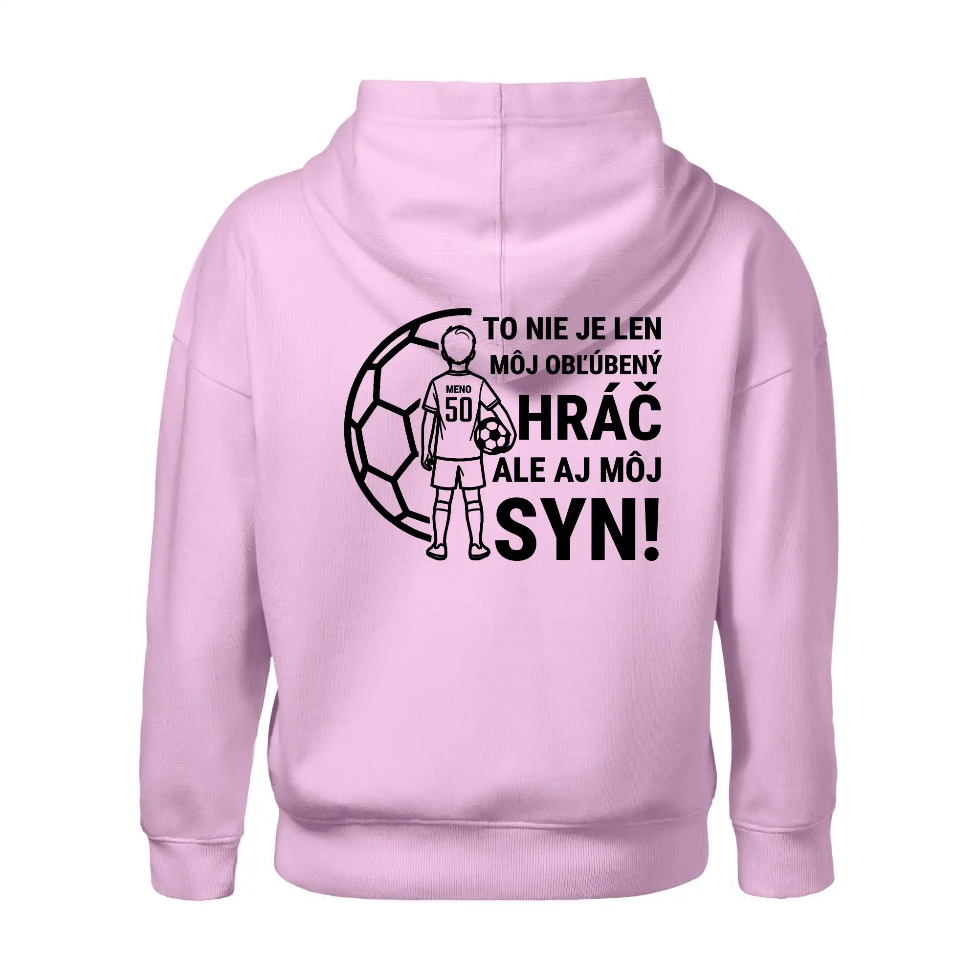 Futbalová mama - Jeden syn (vaše meno a číslo)