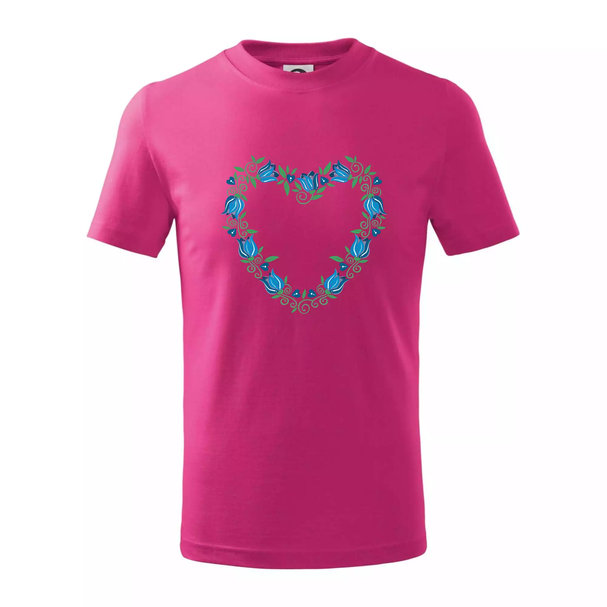 Modré tulipánové srdiečko (Pecka design)