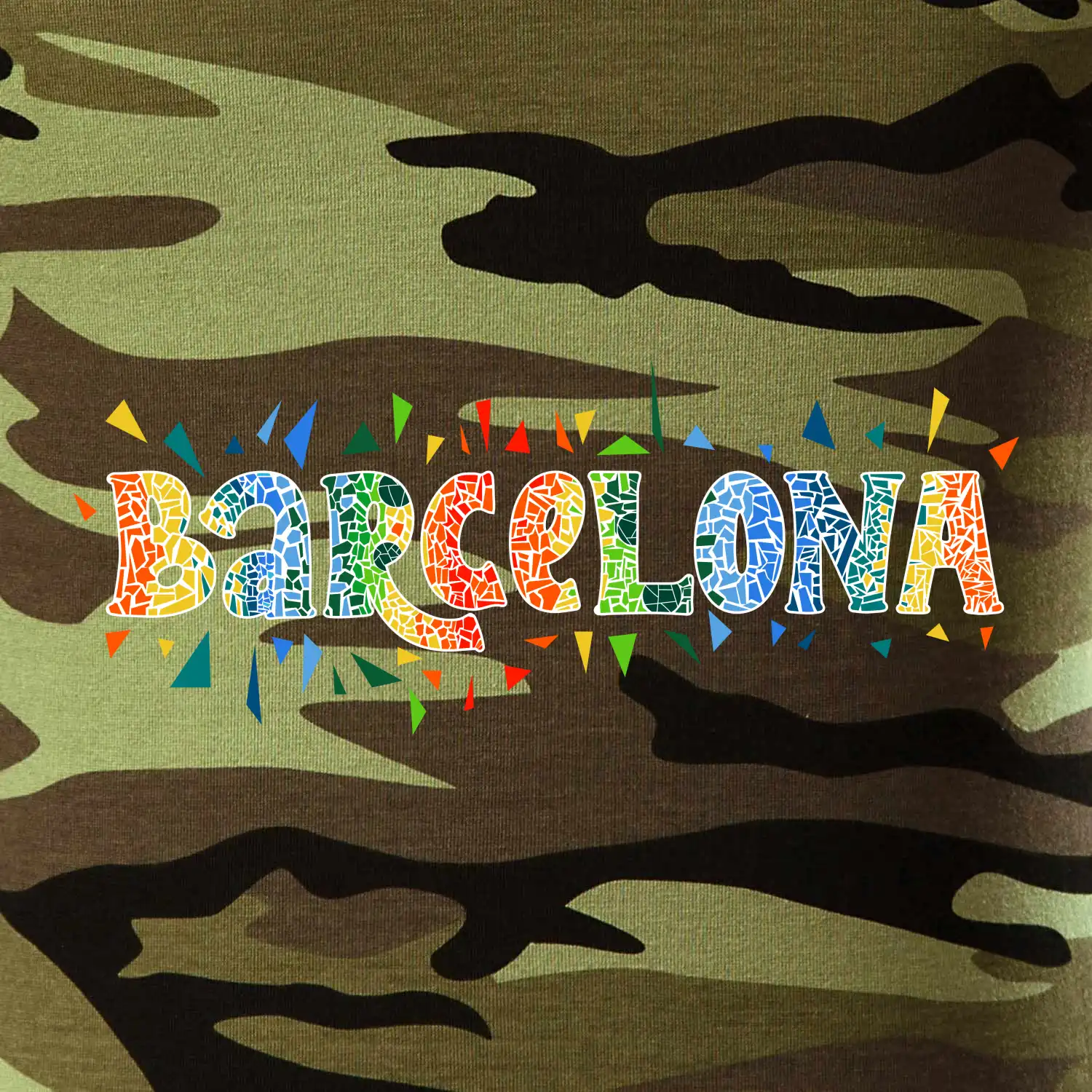 Barcelona Barevný nápis