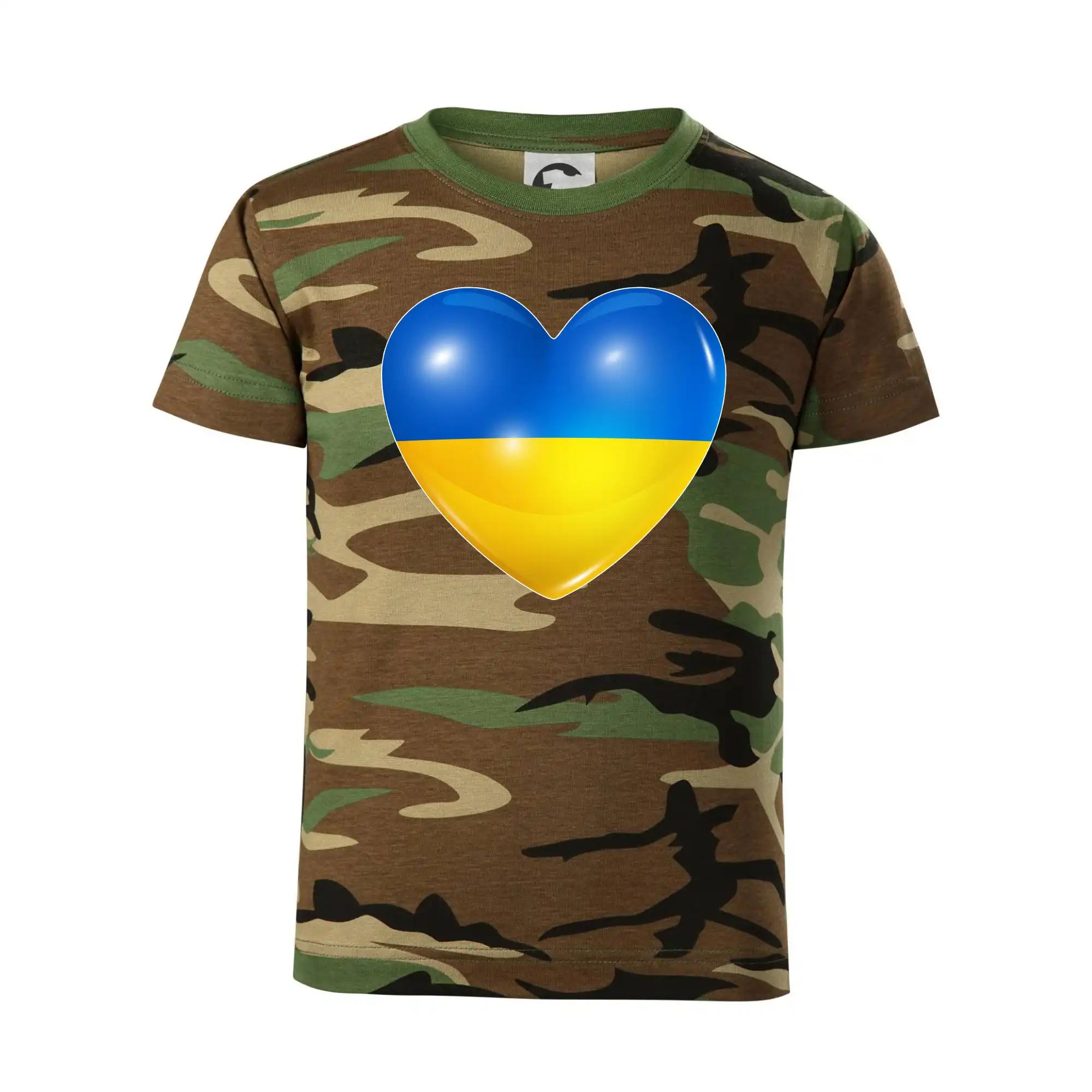 Ukrajina srdce vlajka