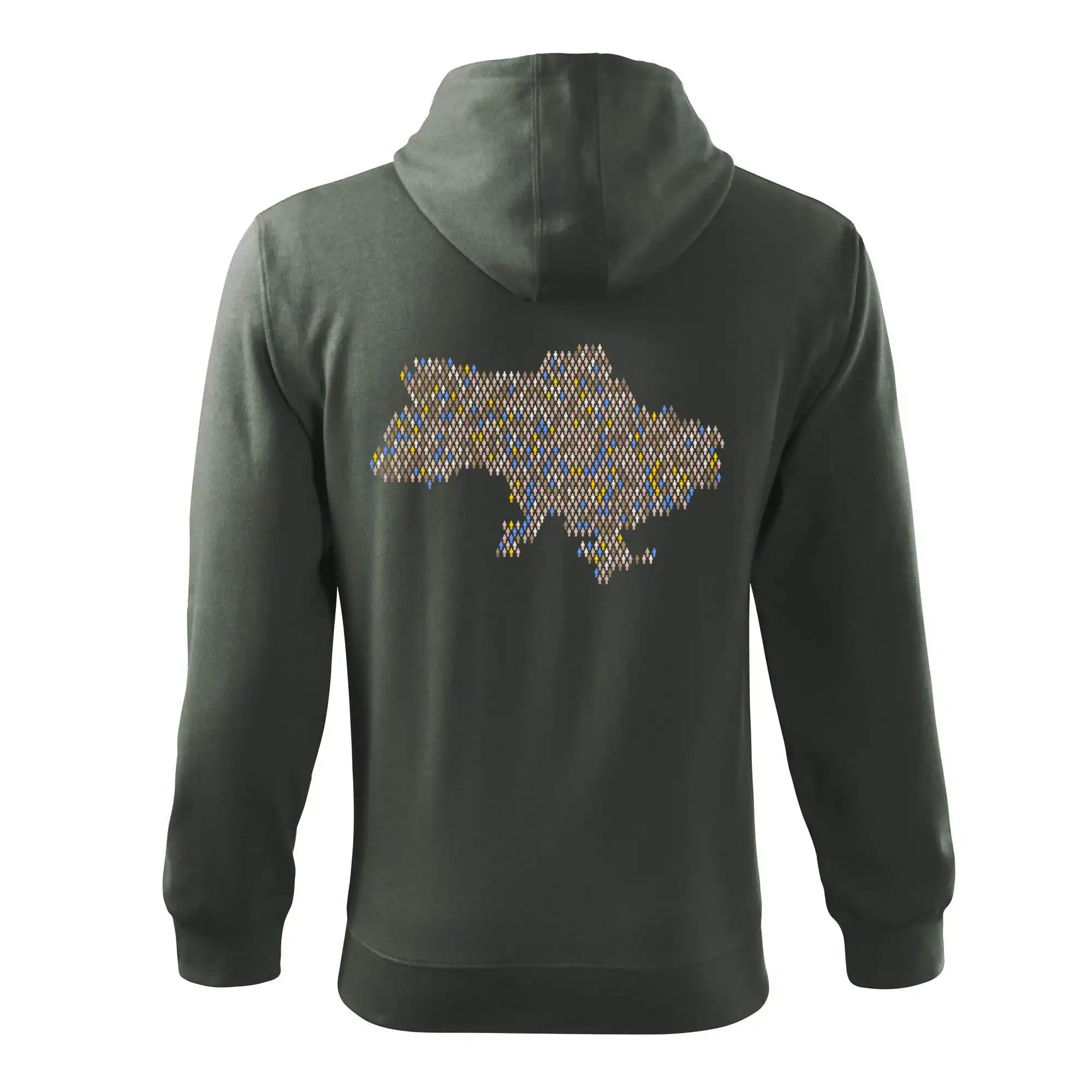 Mapa Ukrajiny panáčci