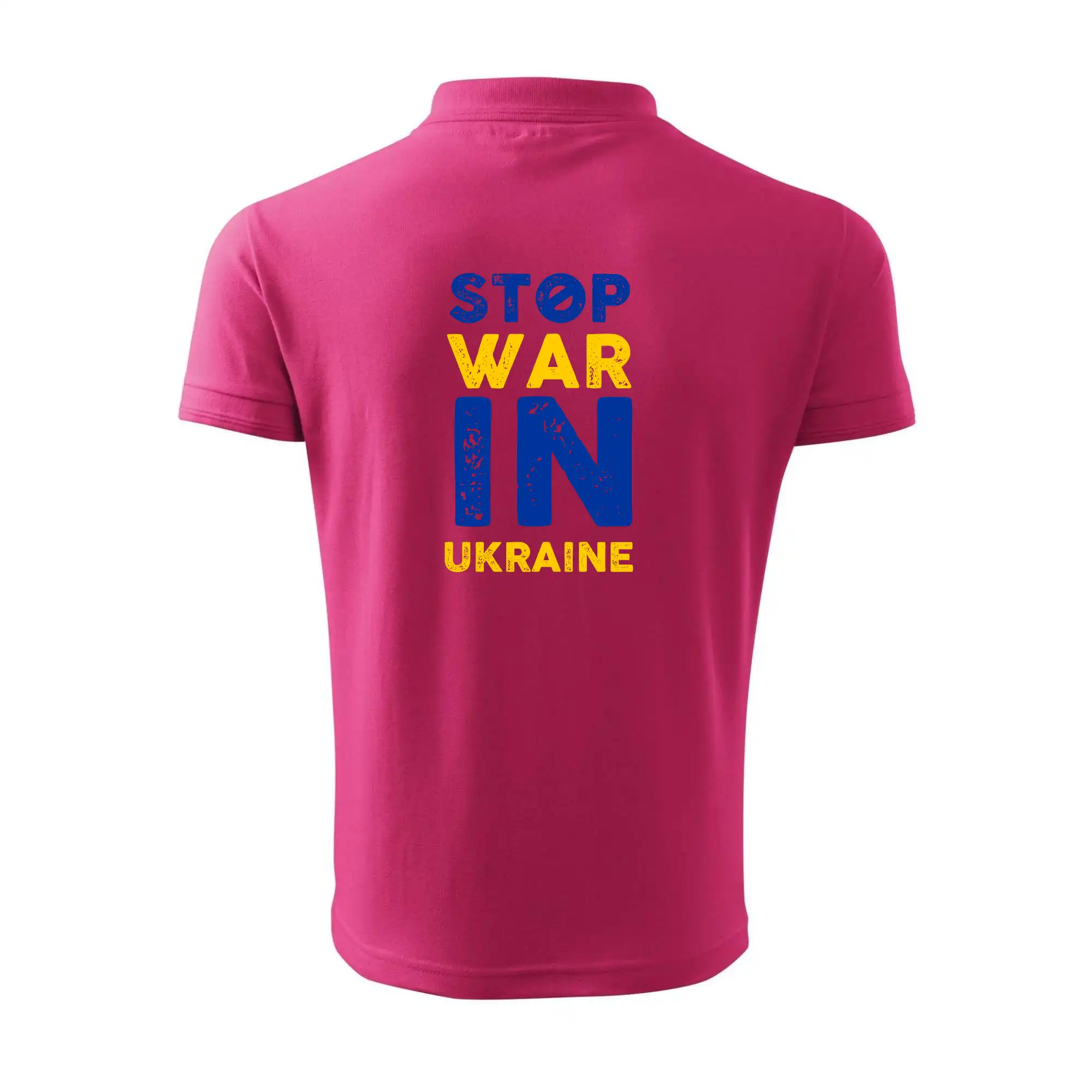 Barevný nápis Stop war in ukraine