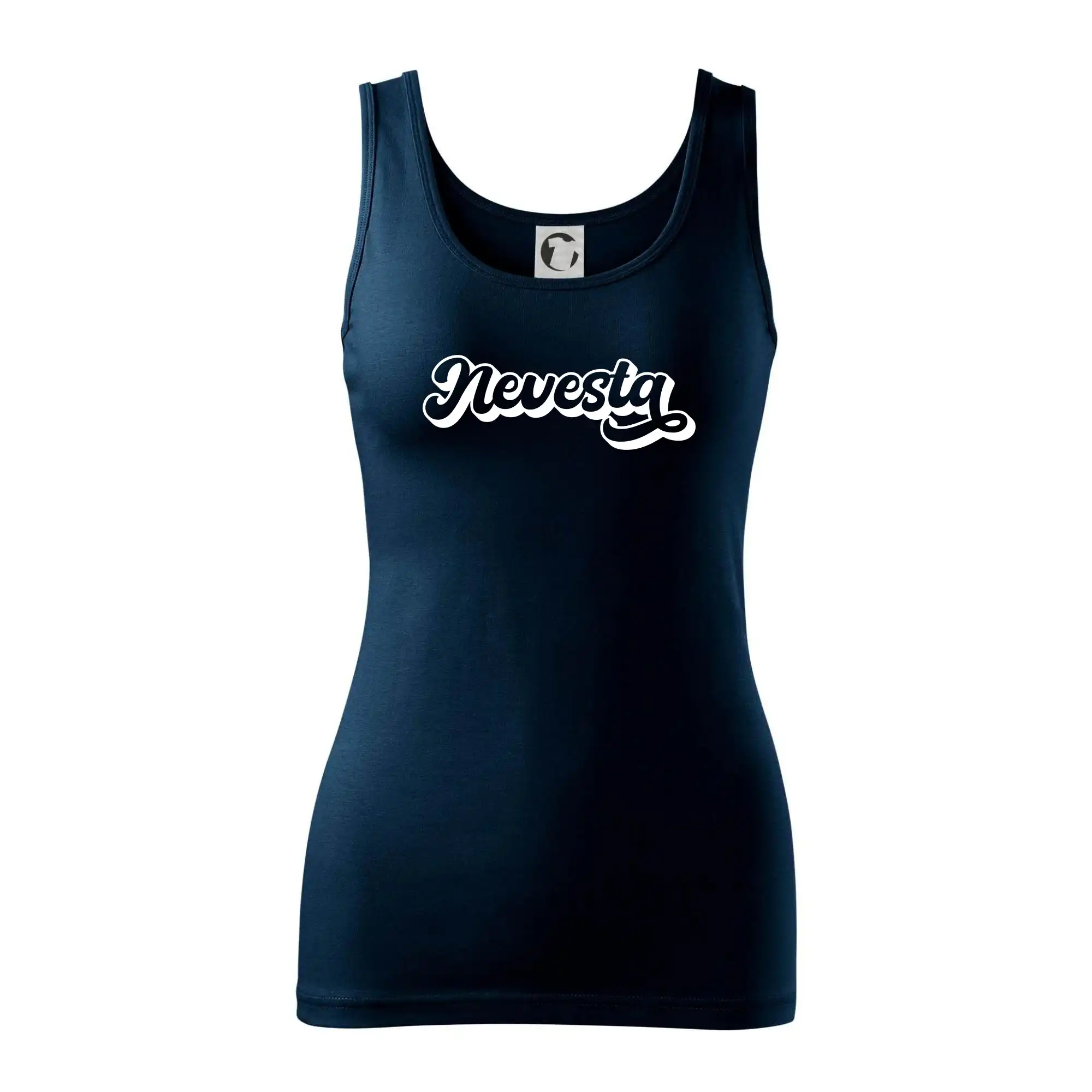 Tričká na rozlúčku so slobodou - Nevesta obrys - Dámske tielko