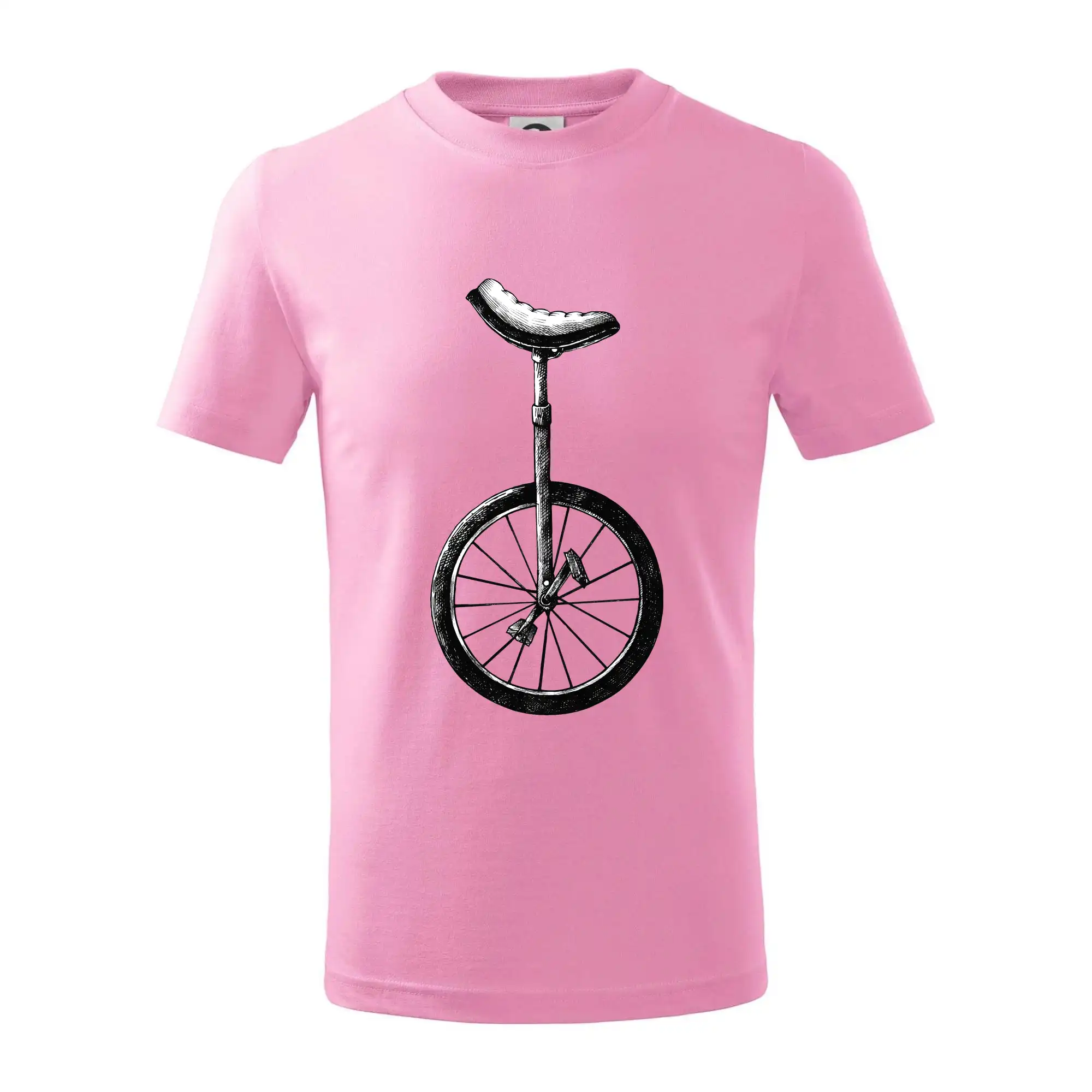 Tričko ako darček pre cyklistu - Jednokolka kreslená - Tričko detské bavlnené