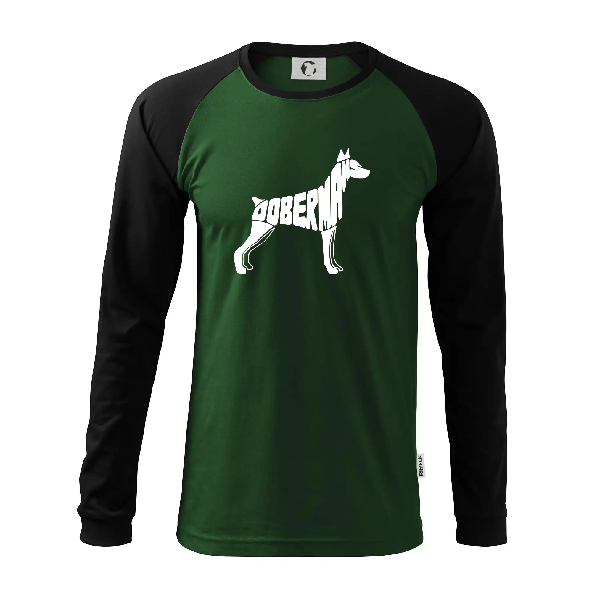 Dobrmans - nápis v tělě