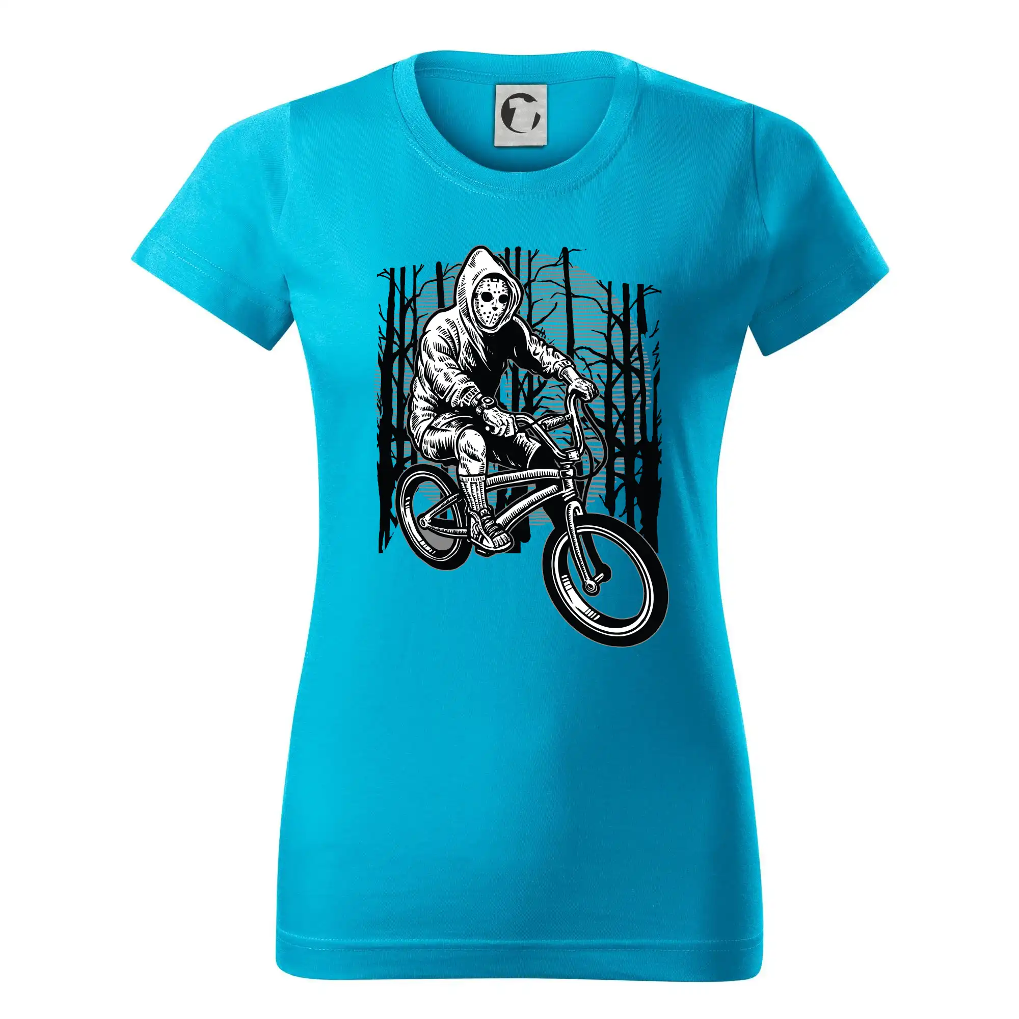 Tričko ako darček pre cyklistu - Ride Bike To Kill - Dámske tričko basic - ľahko voľnejšie a dlhšie